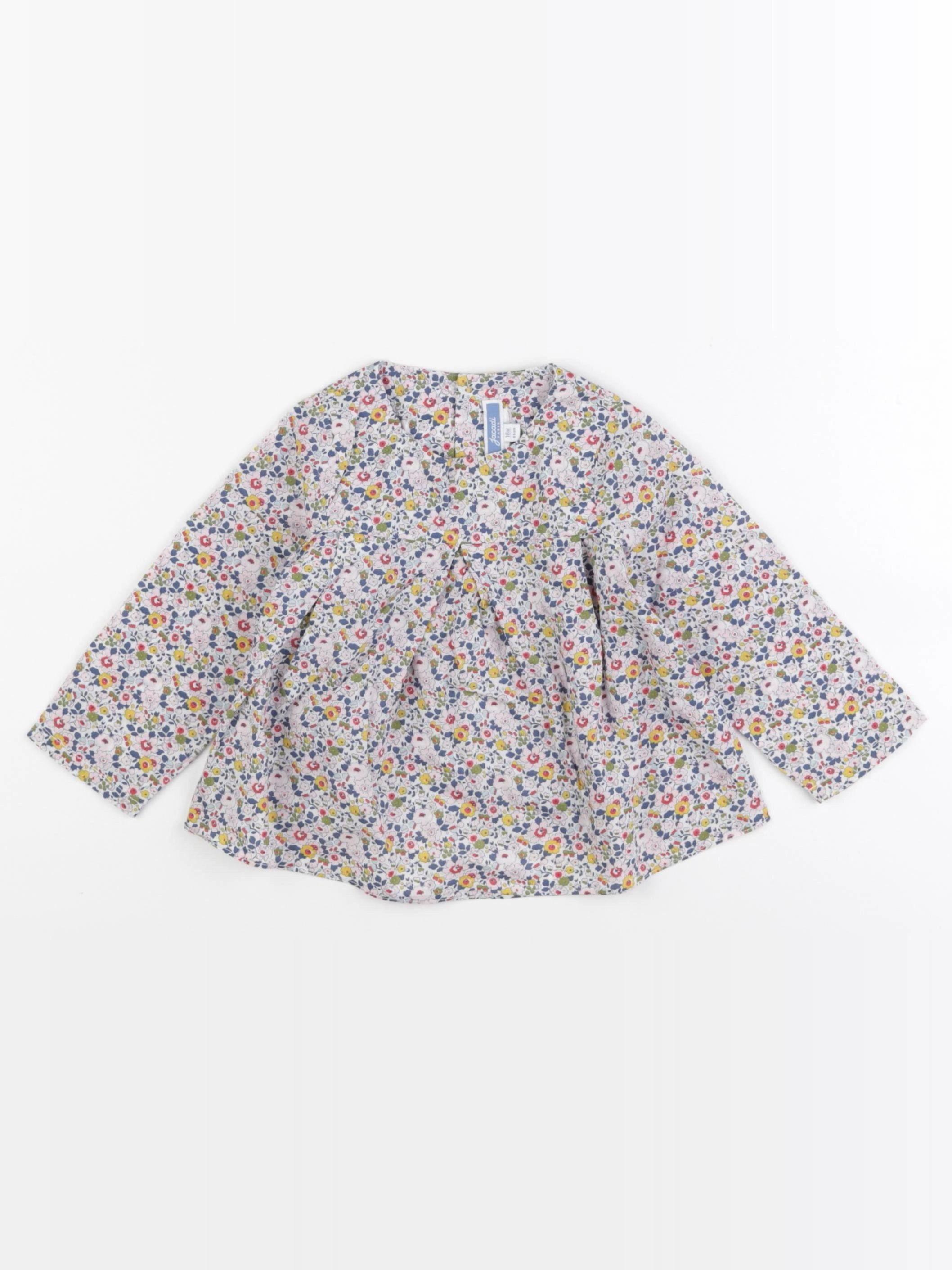 Jacadi - blouse liberty multicolore - 18 mois