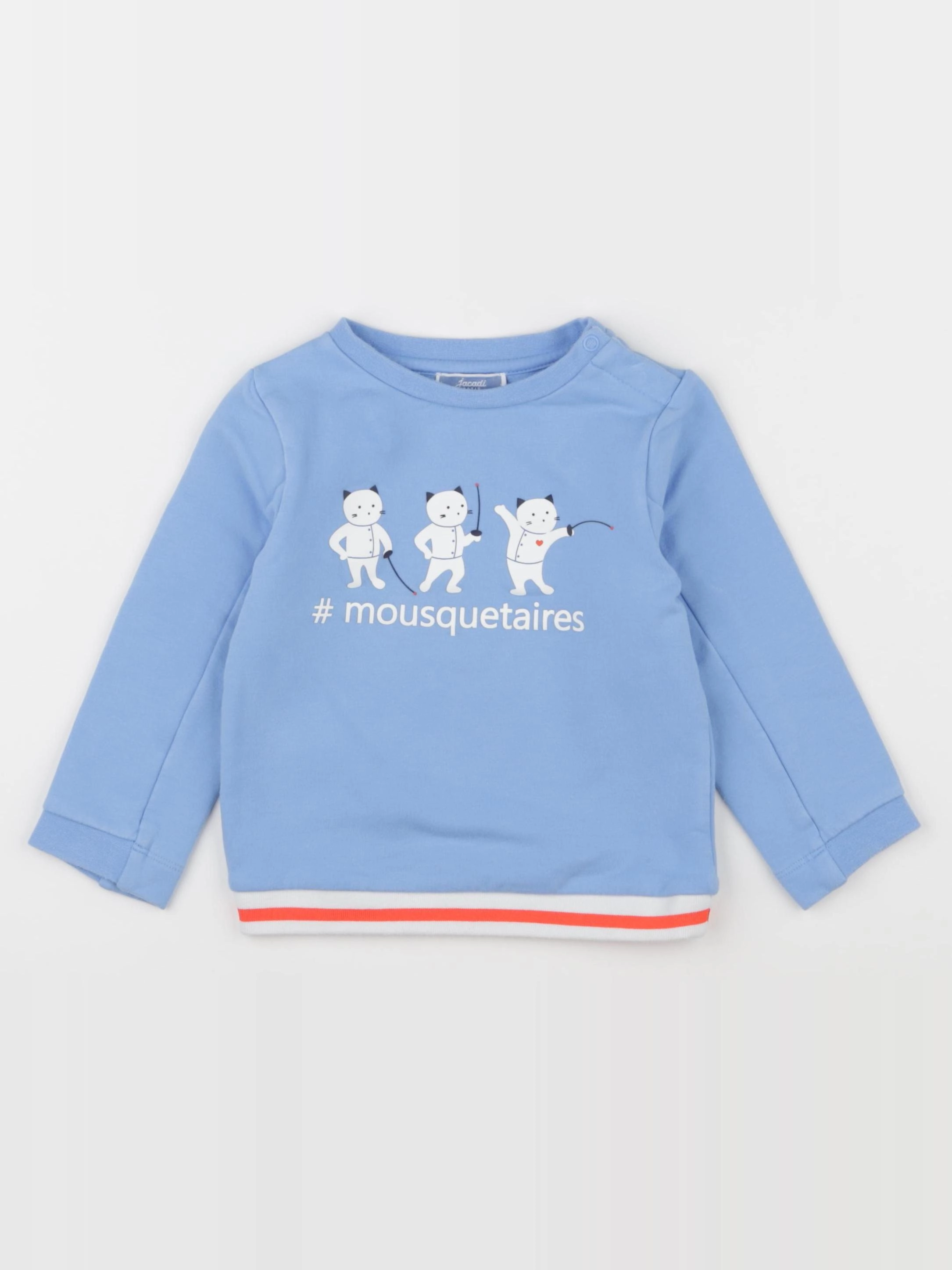 Jacadi - sweat bleu - 36 mois