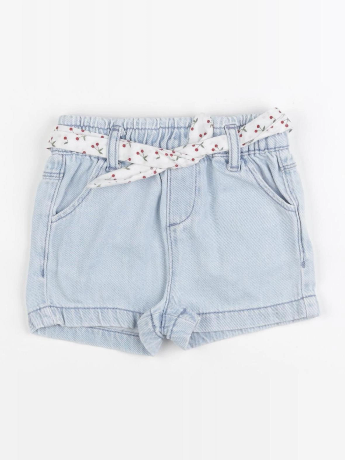Vertbaudet - short bleu - 9 mois