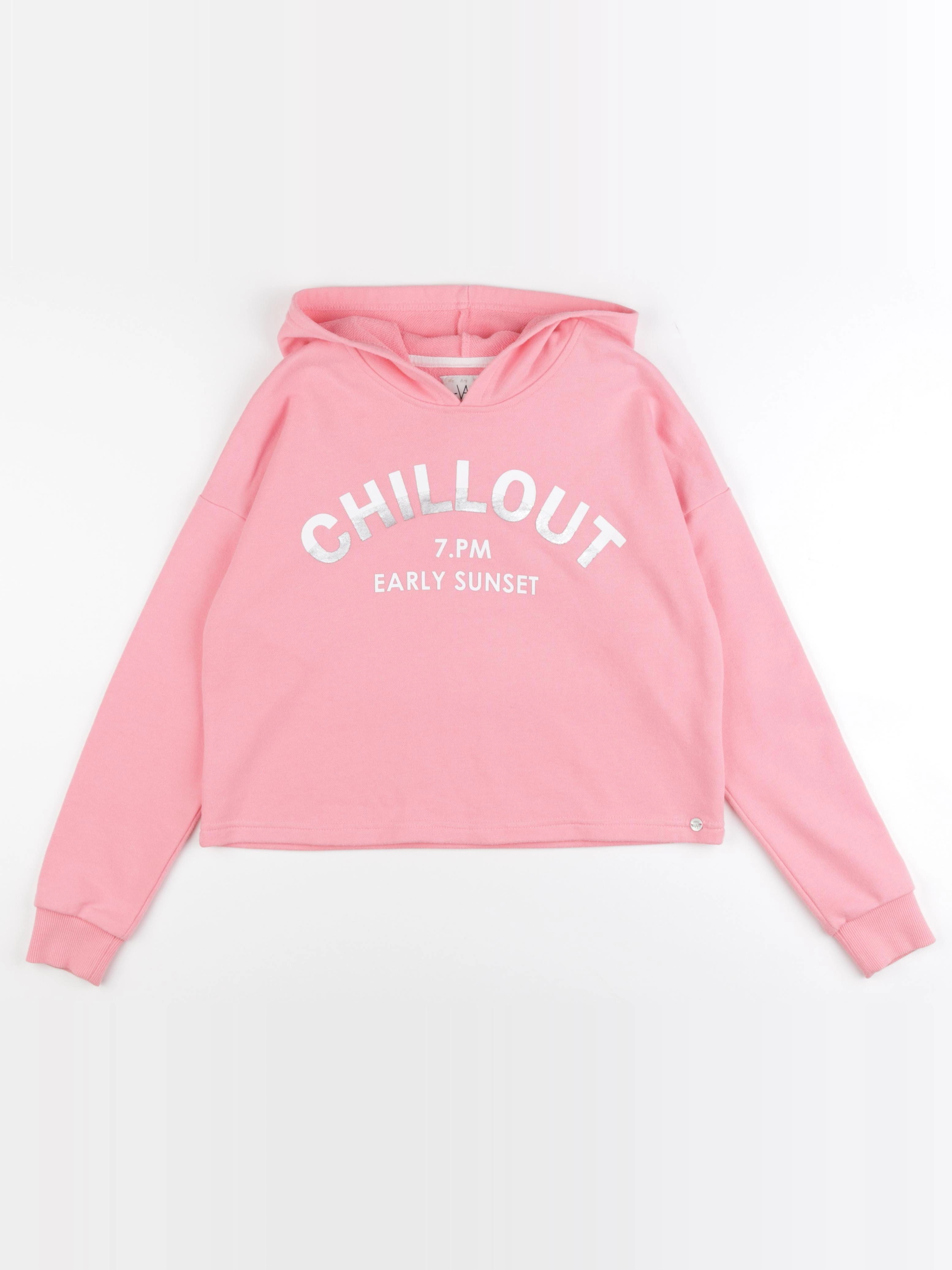 IKKS - sweat rose - 14 ans