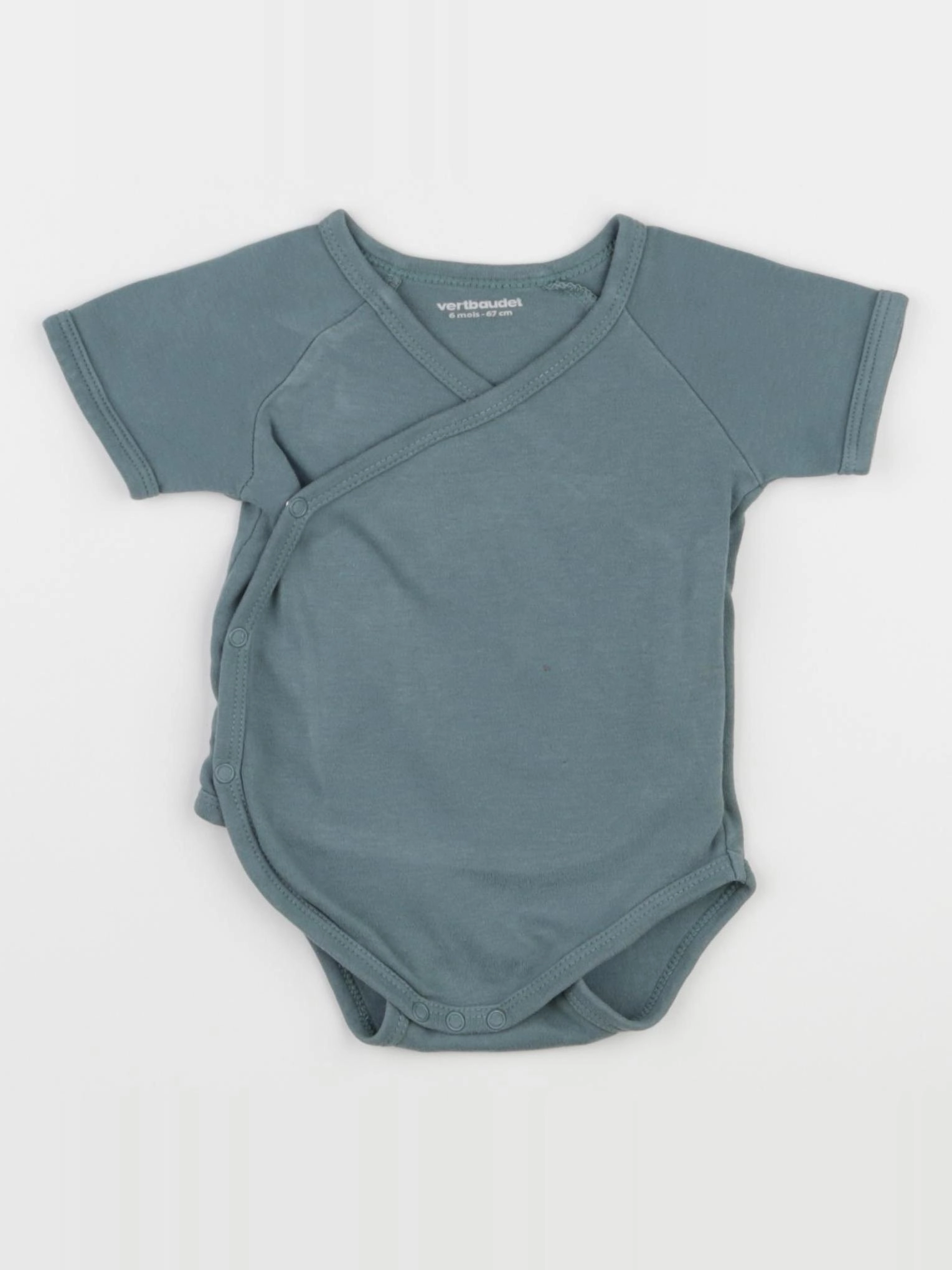 Vertbaudet - body vert - 6 mois