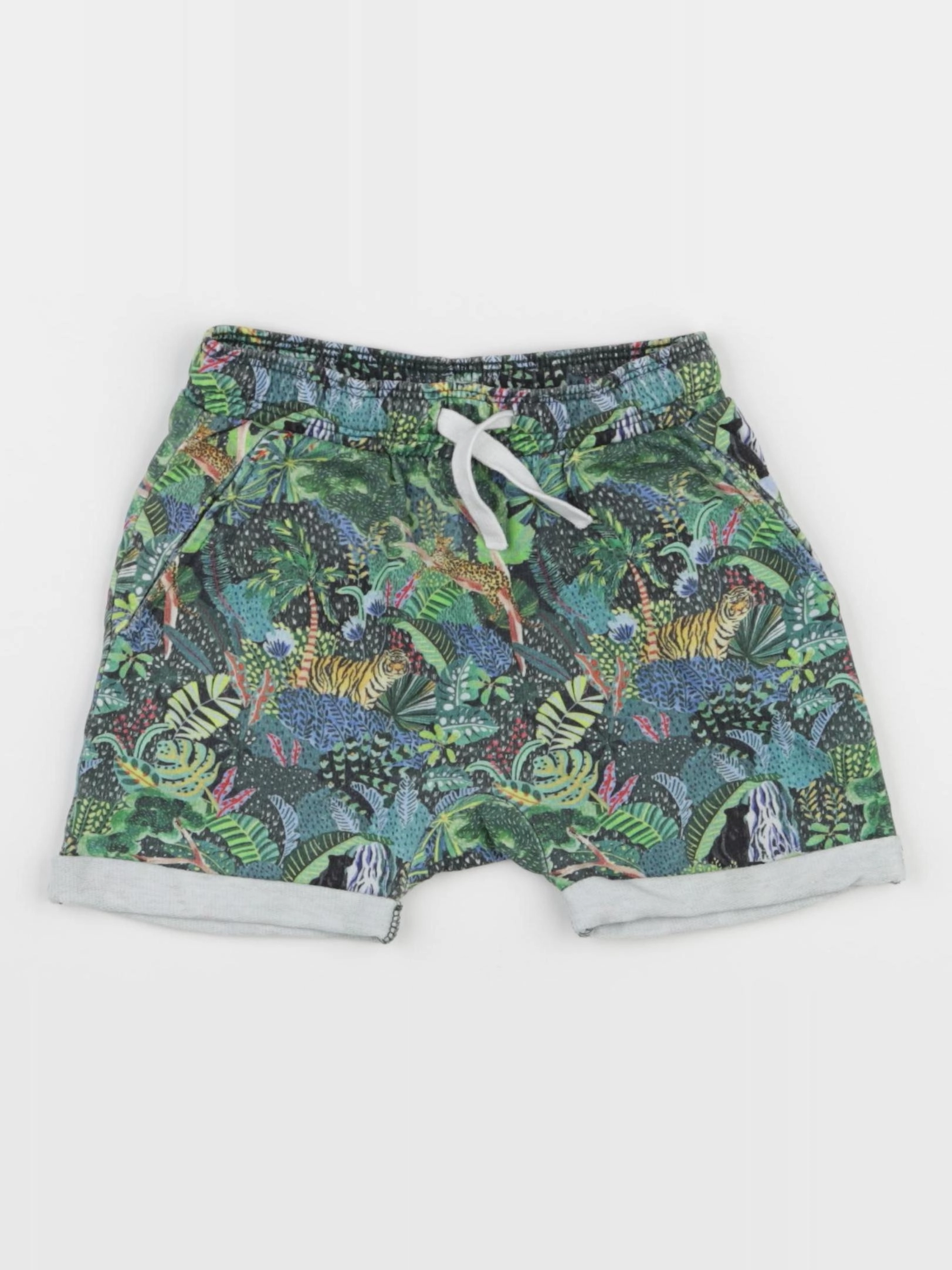 H&M - short vert - 18/24 mois