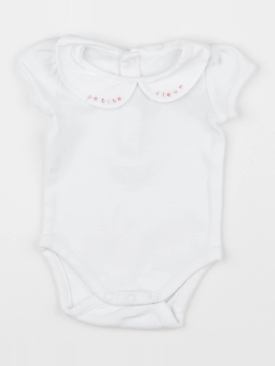 Jacadi - body à col blanc - 1 mois