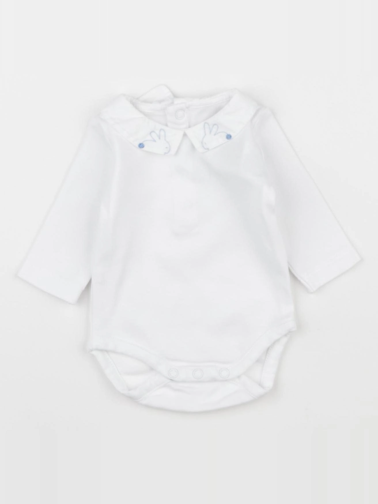 Jacadi - body à col blanc - 1 mois