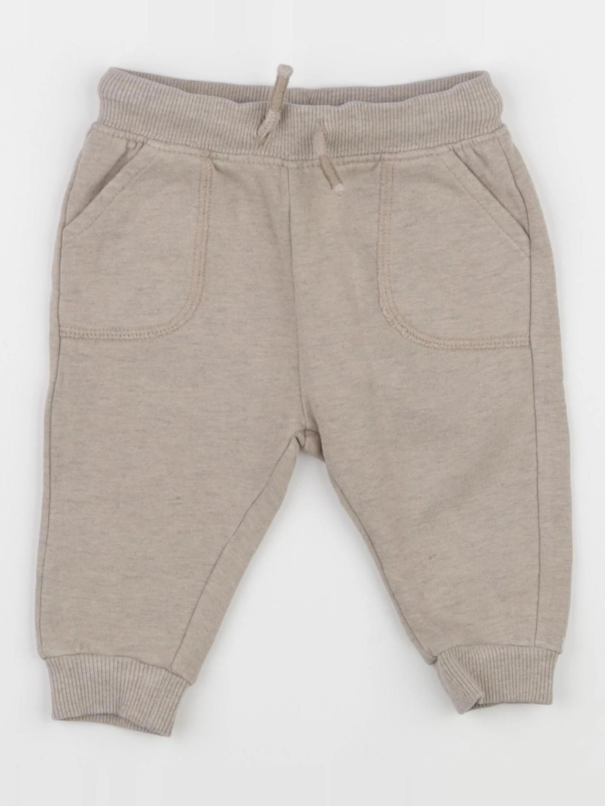 Vertbaudet - jogging beige - 6 mois