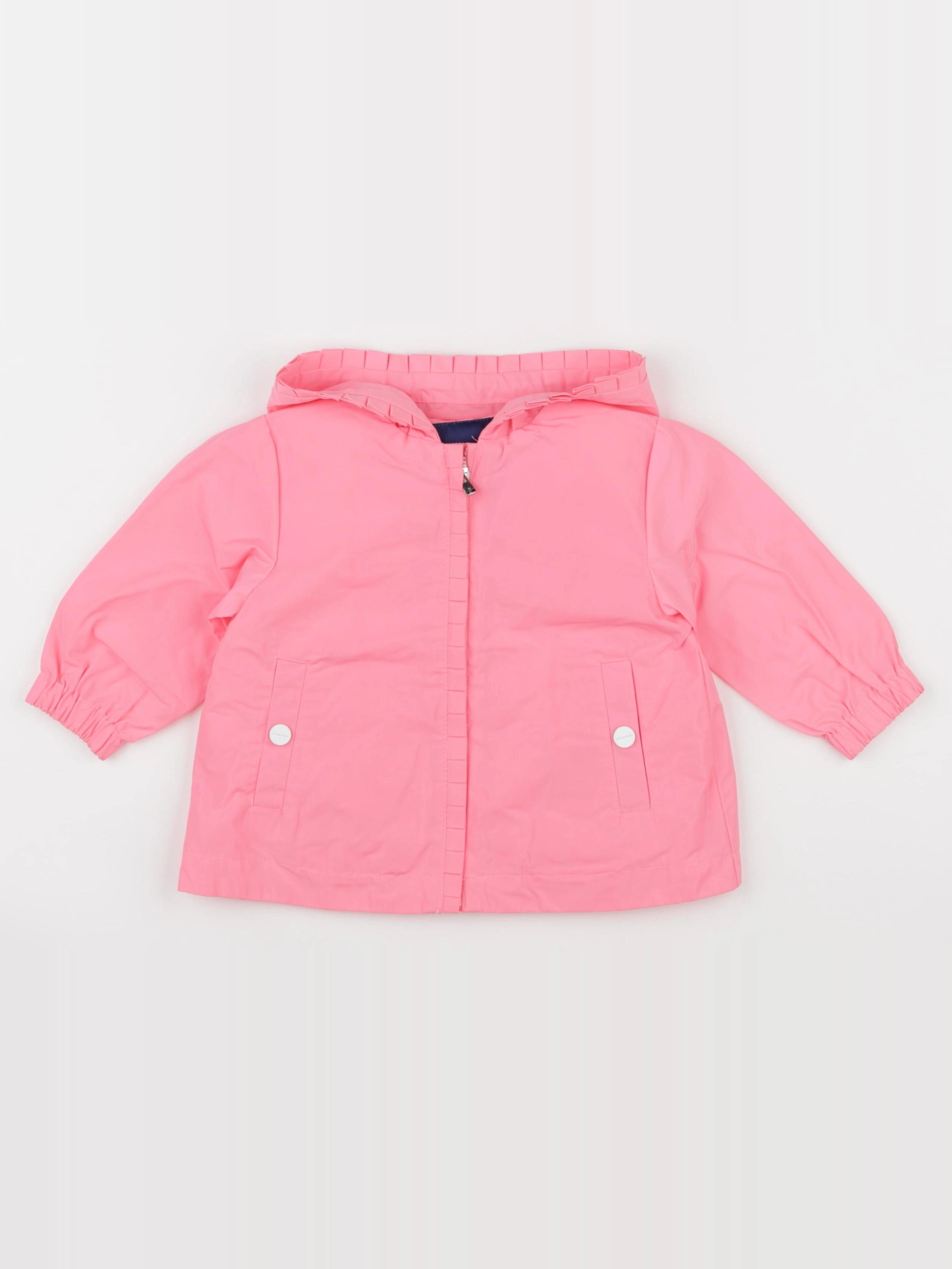 Jacadi - imperméable rose - 12 mois