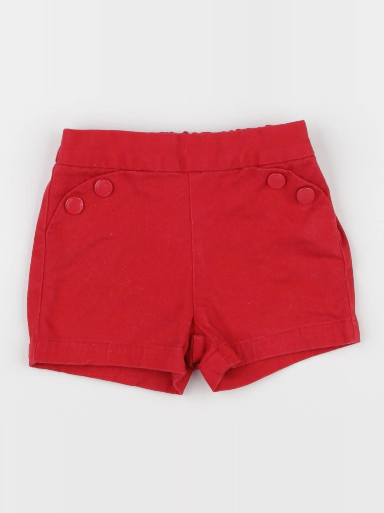 Jacadi - short rouge - 12 mois