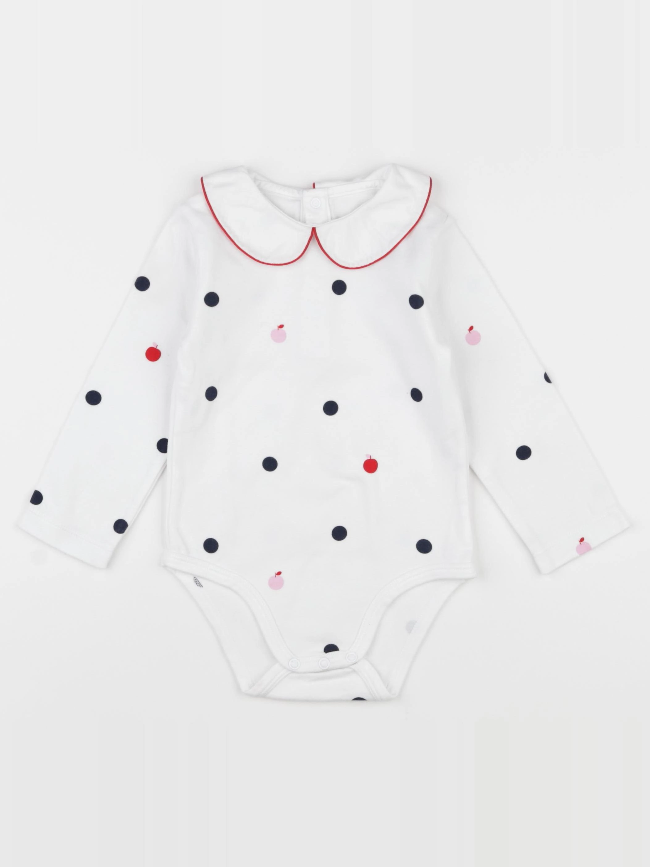 Jacadi - body à col blanc, multicolore - 36 mois