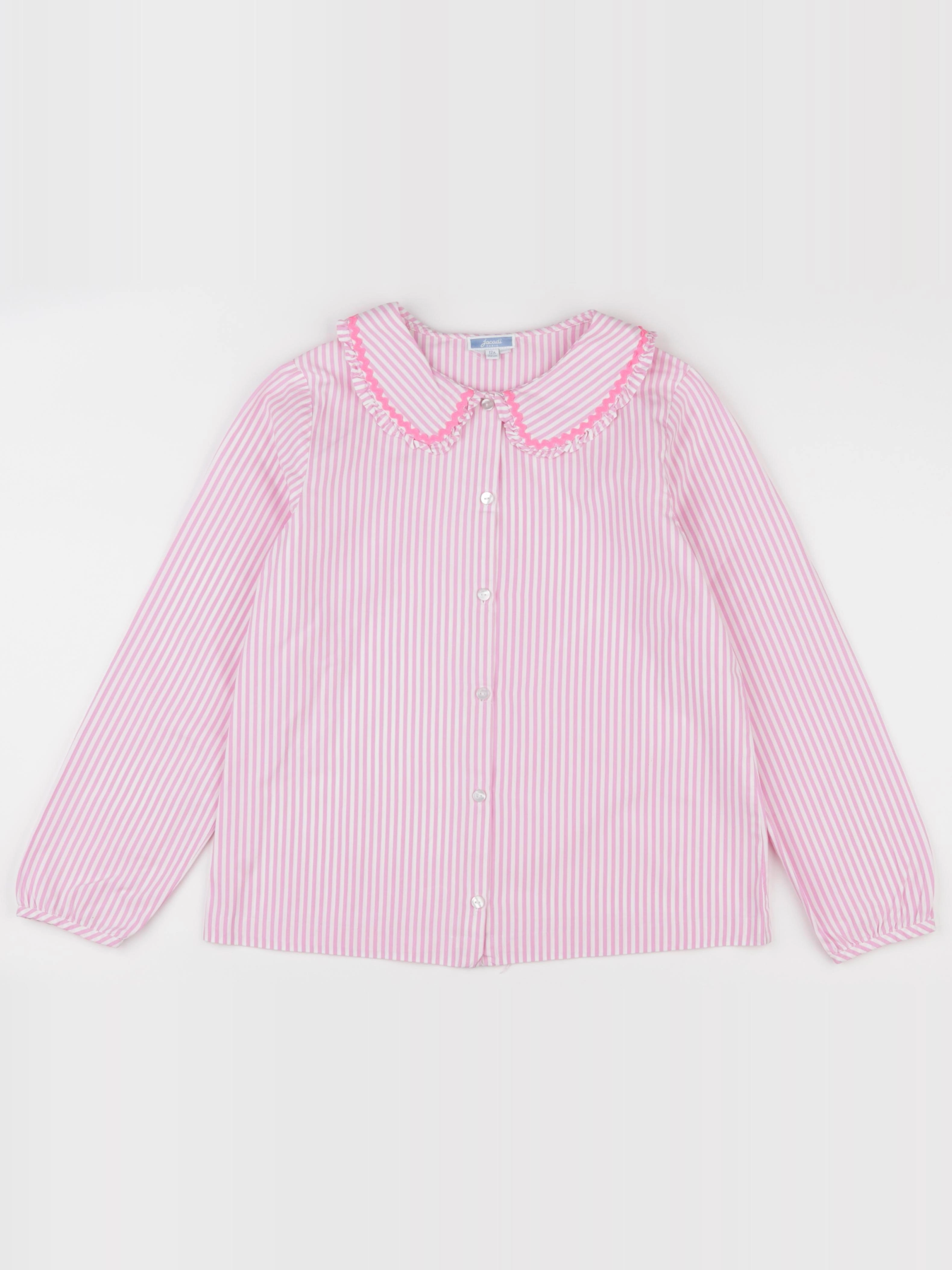 Jacadi - blouse blanc, rose - 12 ans