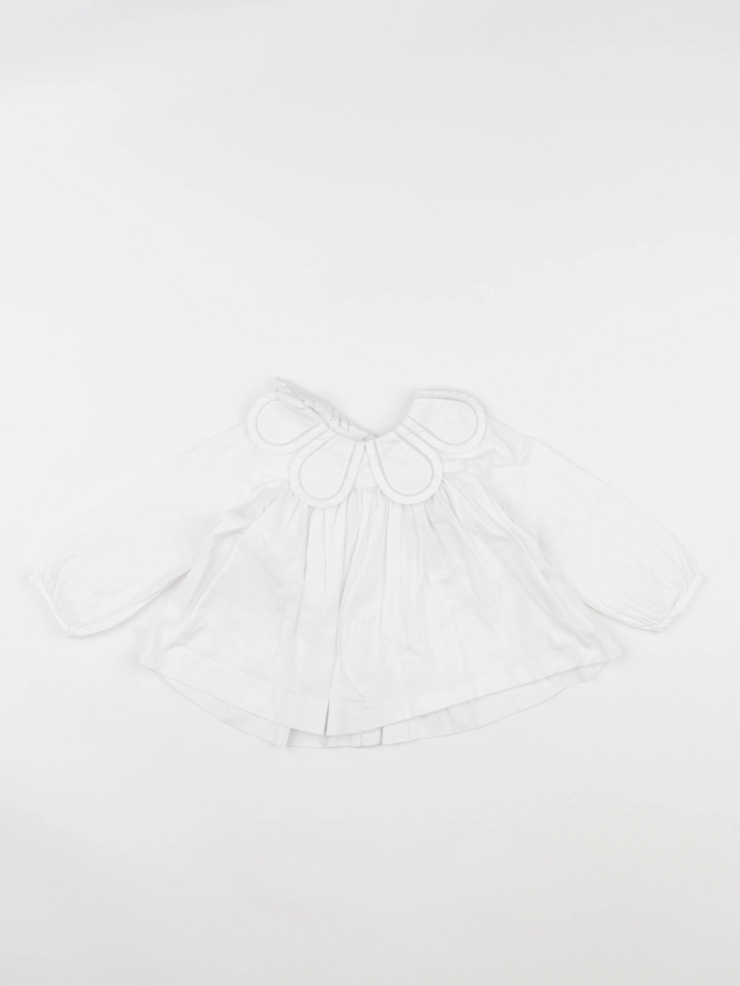 Jacadi - blouse blanc - 12 mois