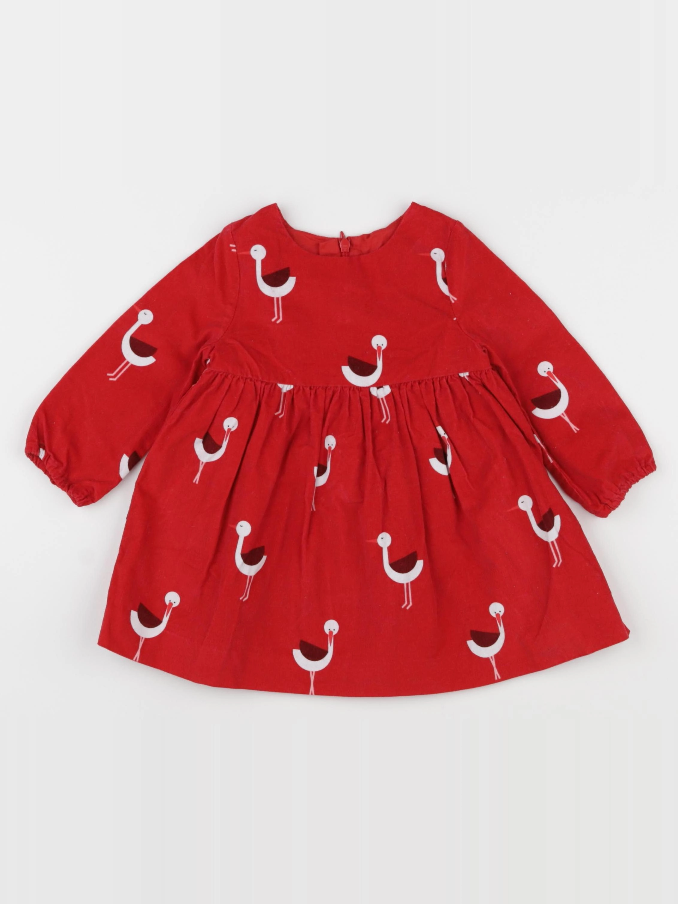 Jacadi - robe rouge - 12 mois