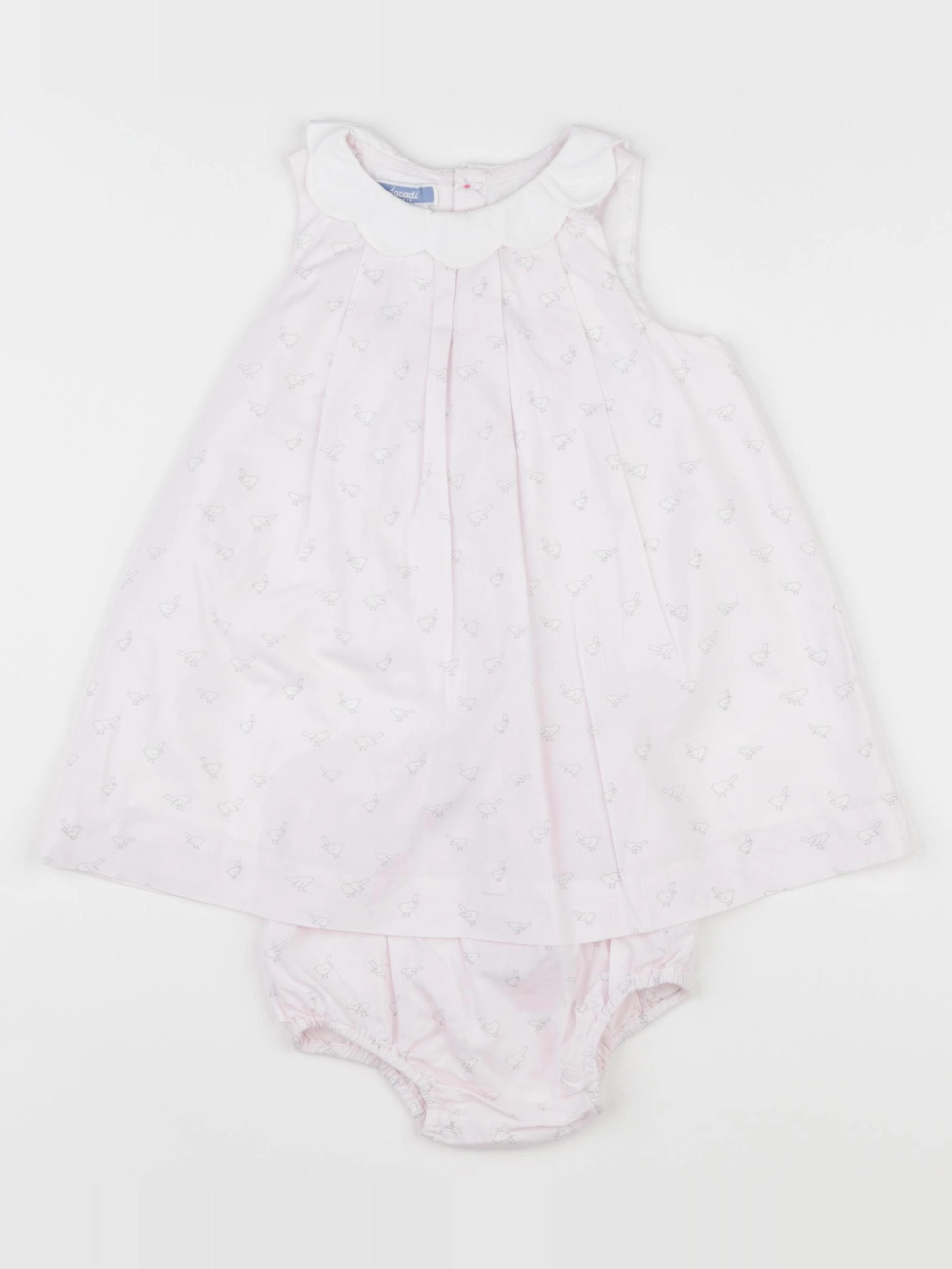 Jacadi - robe rose - 12 mois