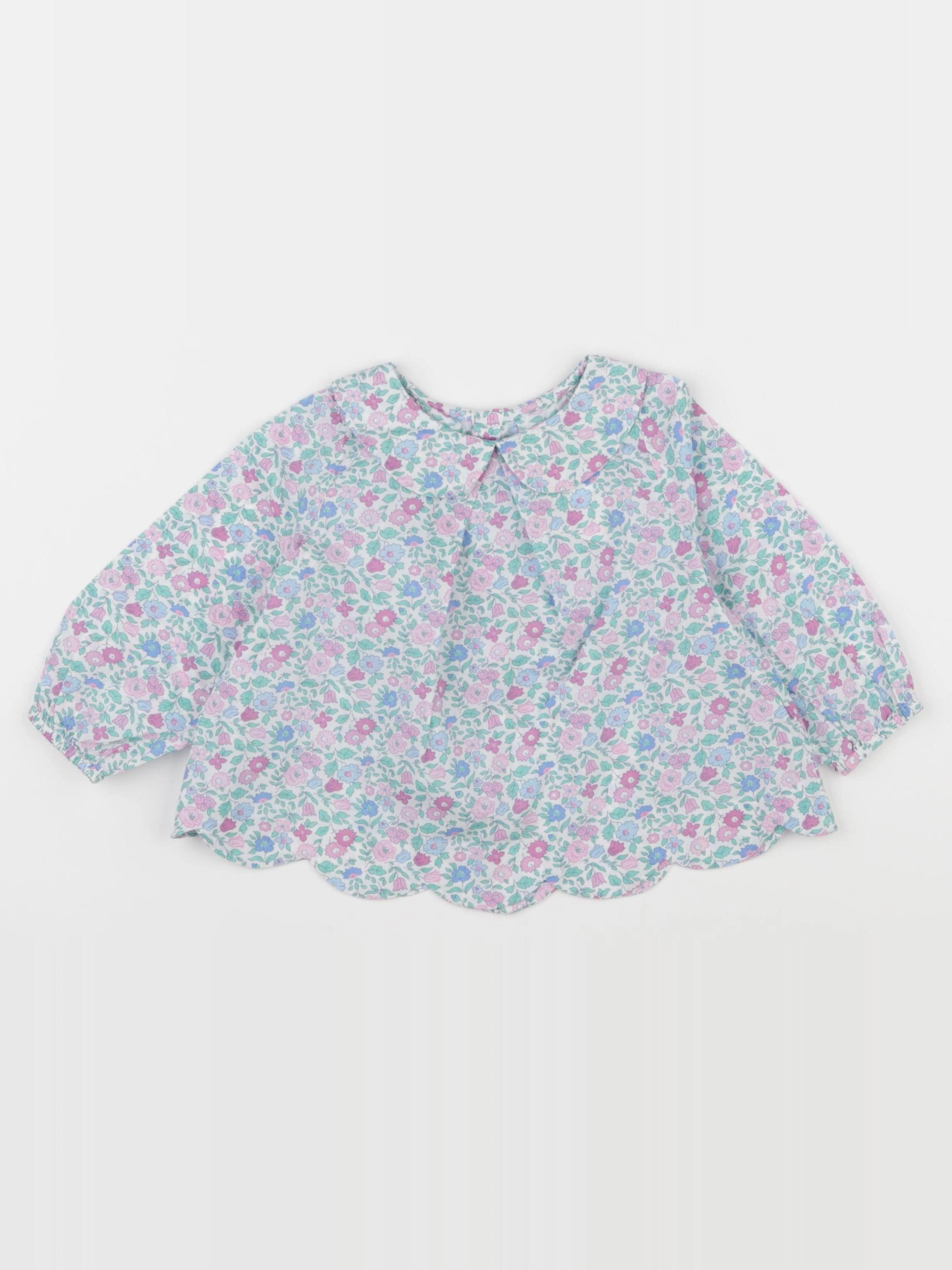 Jacadi - blouse liberty multicolore - 18 mois