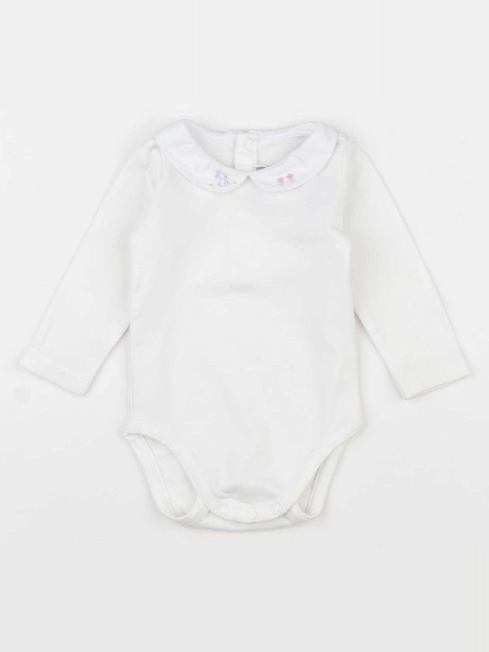 Jacadi - body à col blanc - 6 mois