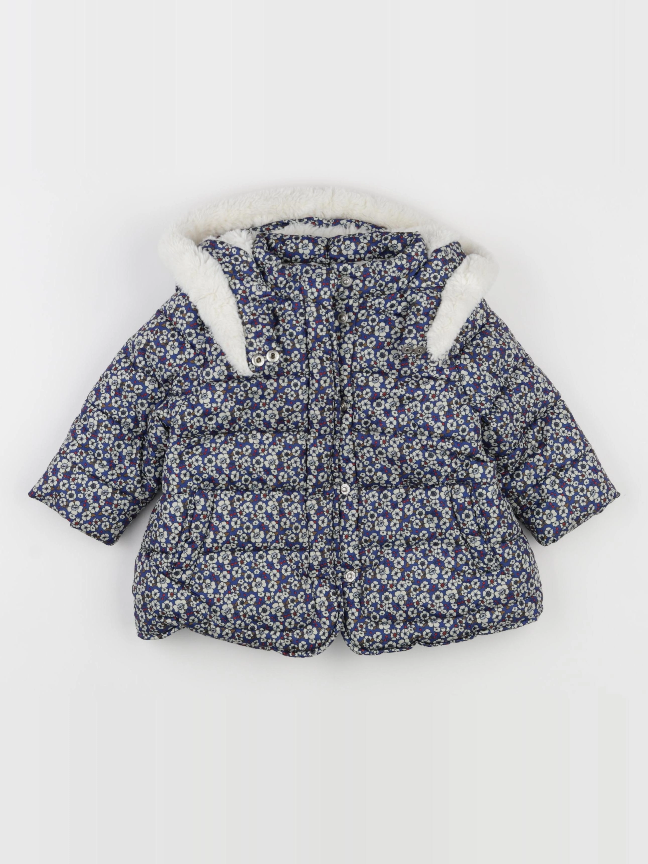 Boutchou - doudoune bleu - 12 mois