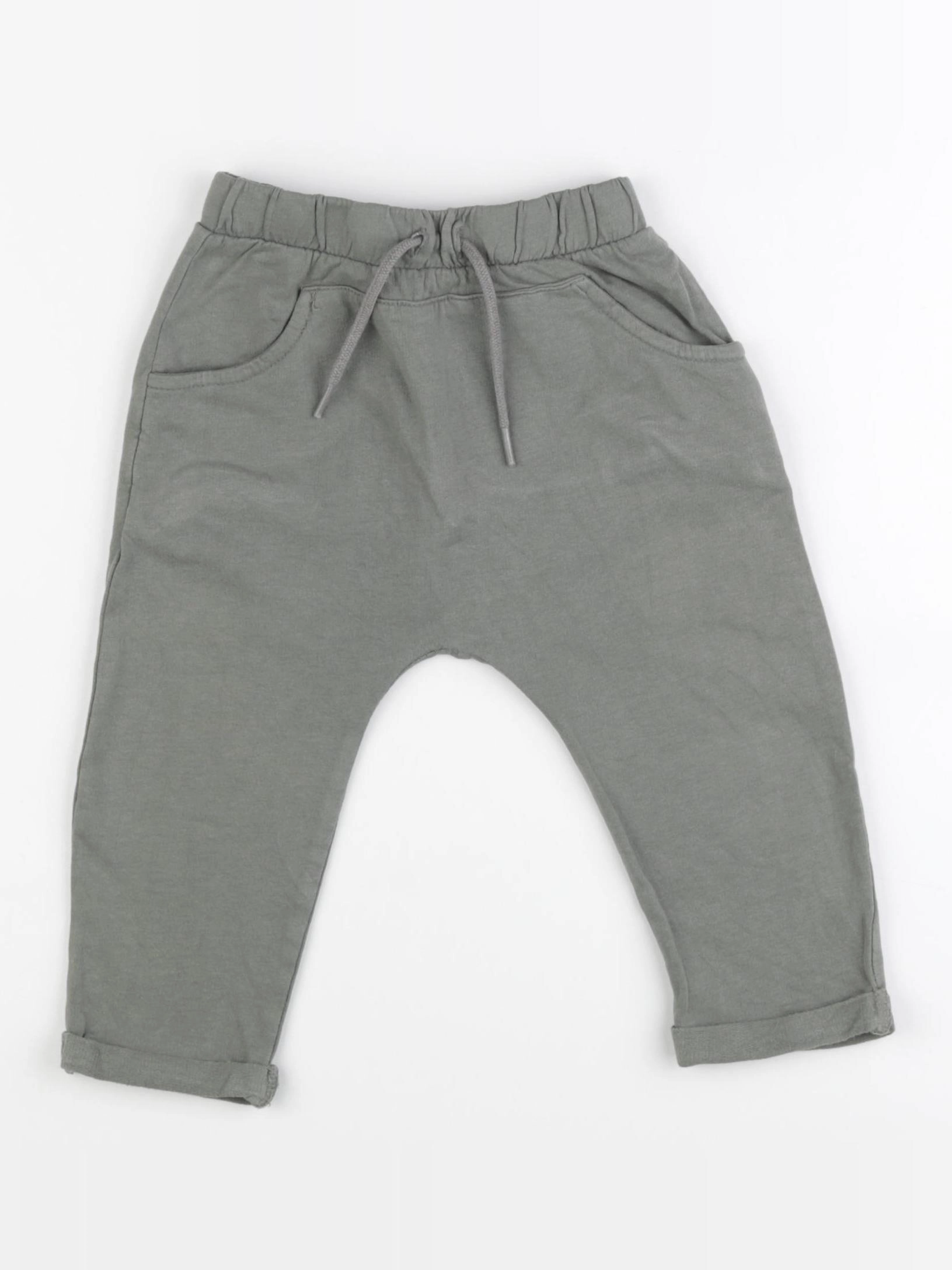 Vertbaudet - sarouel vert - 18 mois