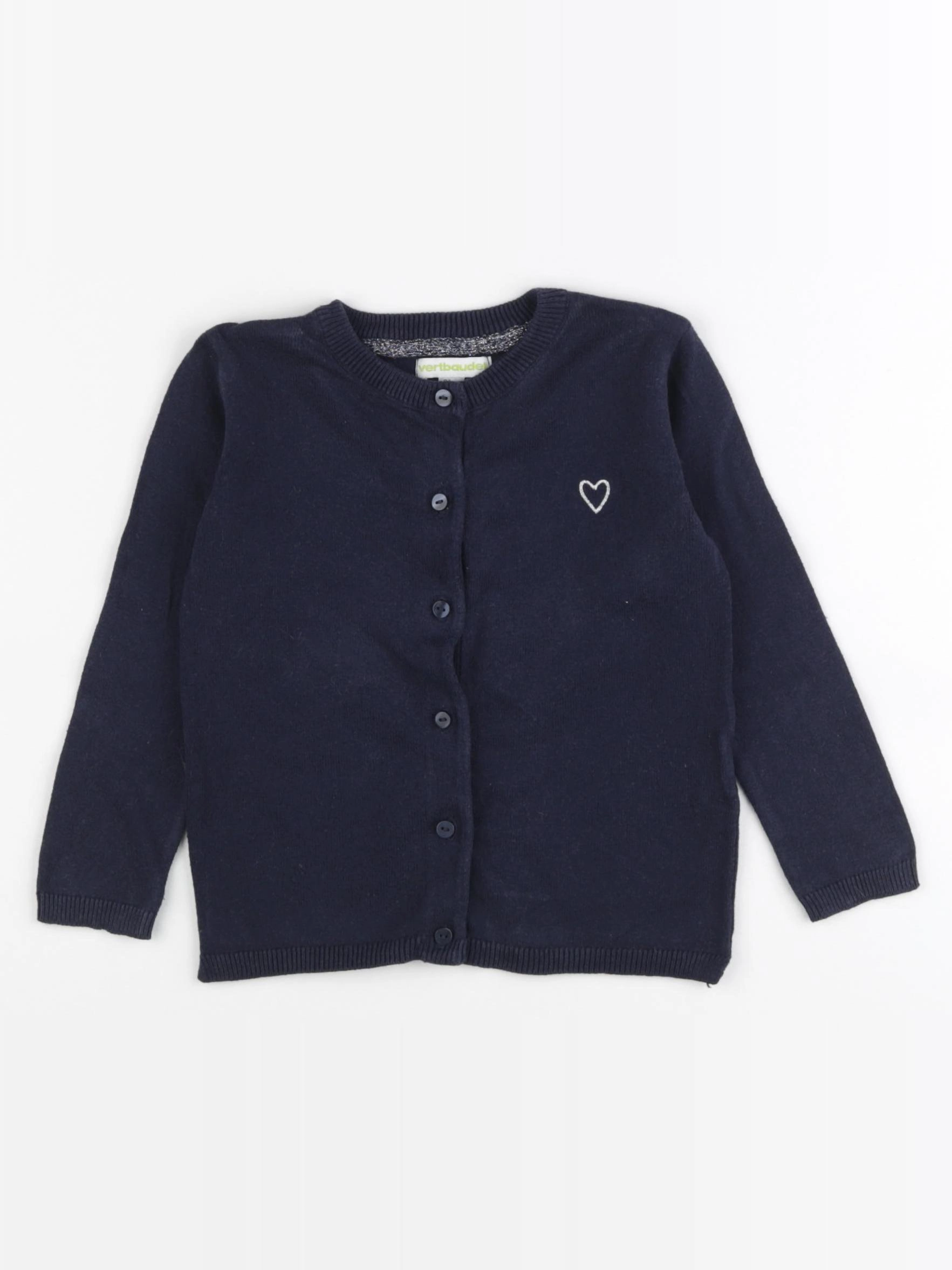 Vertbaudet - gilet bleu - 3 ans