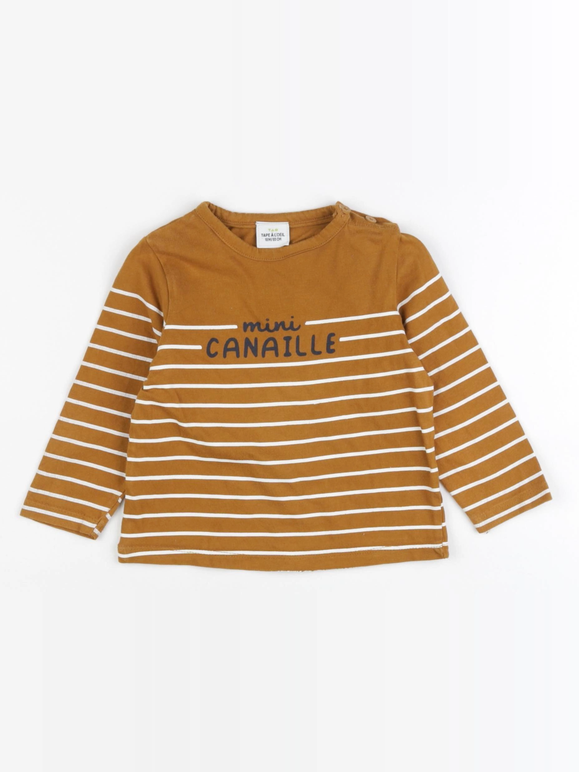 Tape à l'oeil - tee-shirt marron - 18 mois