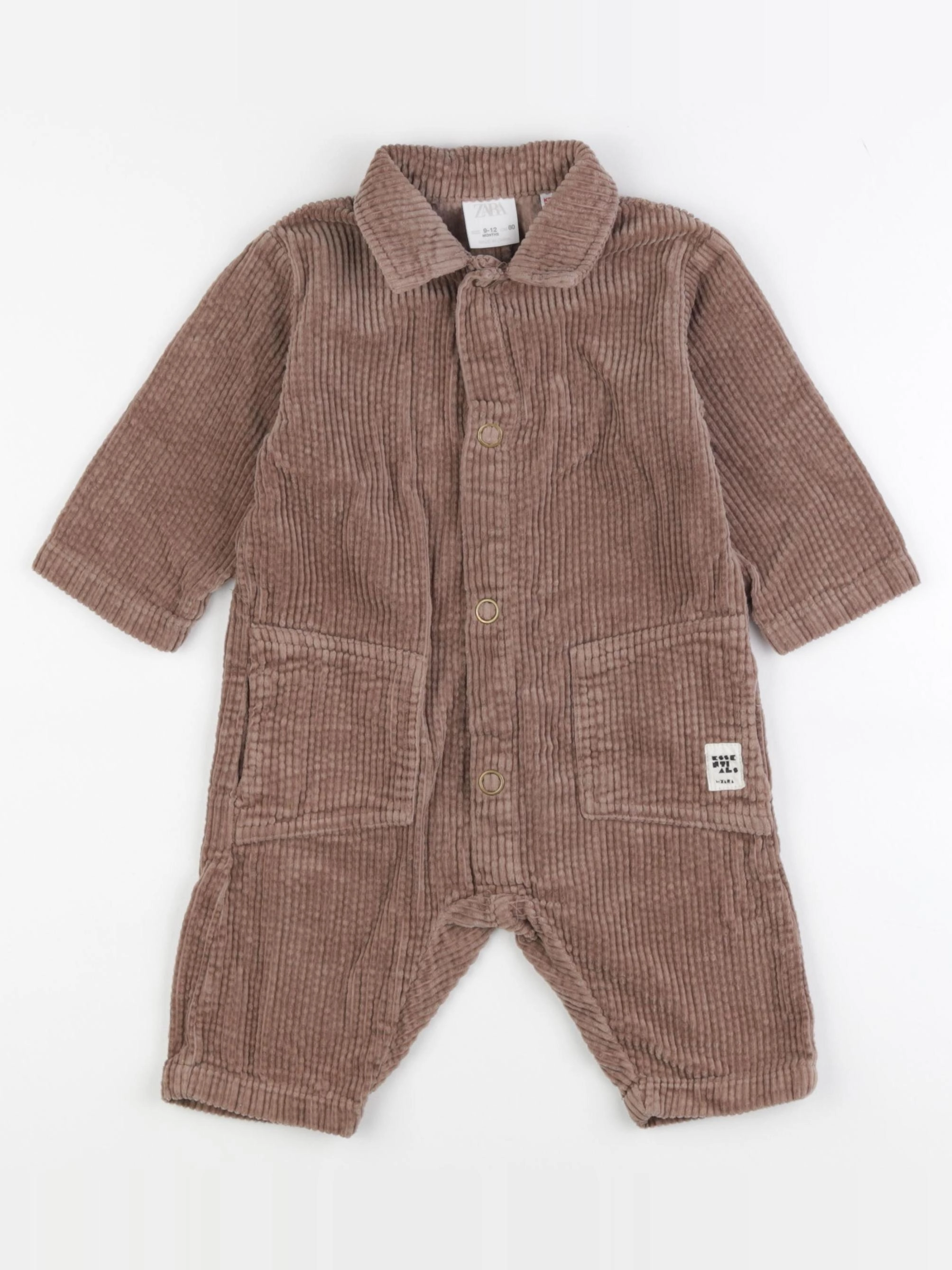 Zara - combinaison marron - 9/12 mois