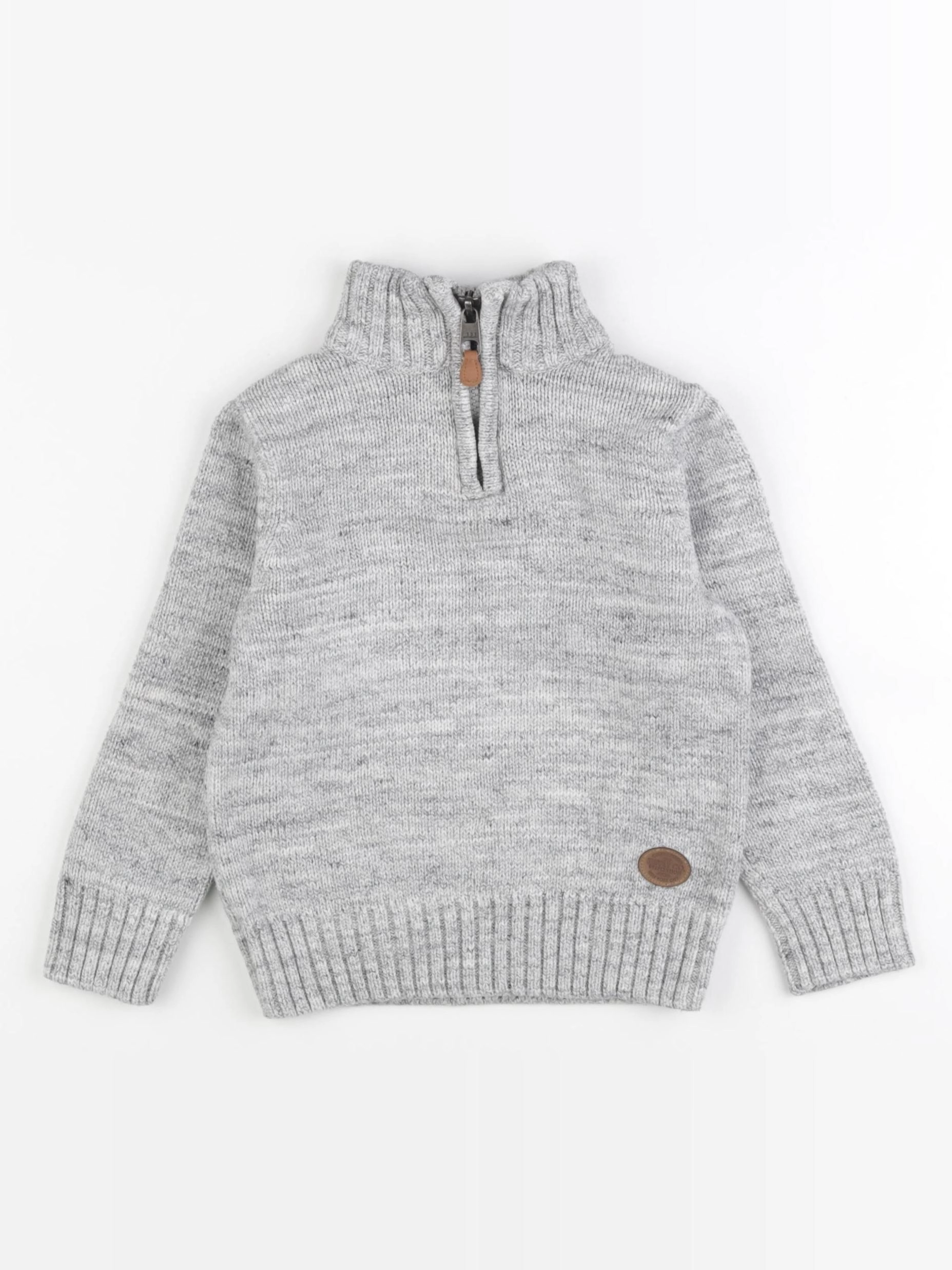 H&M - pull gris - 18/24 mois