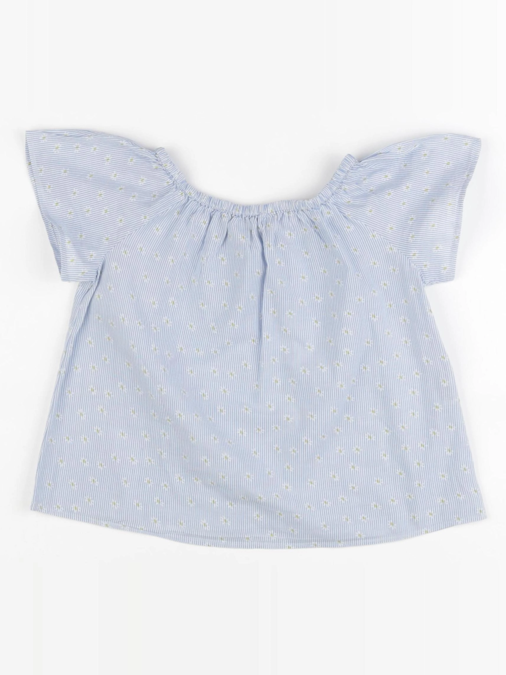 Zara - blouse bleu - 3/4 ans