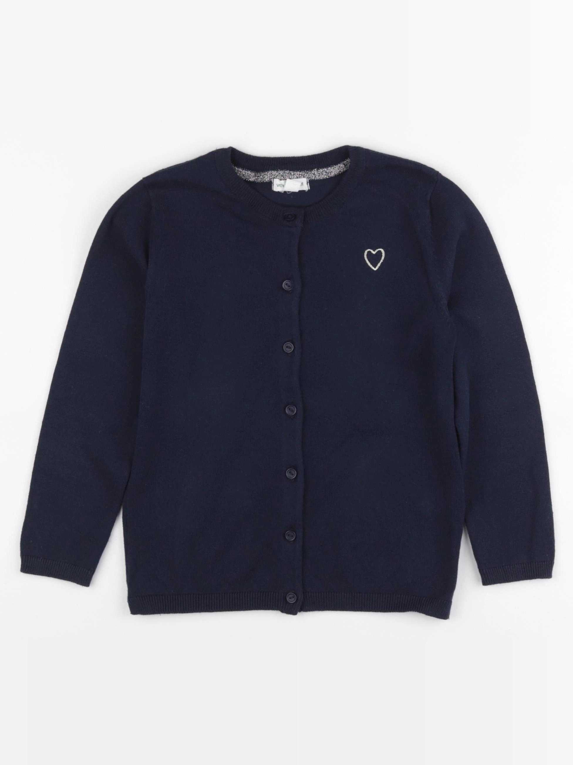 Vertbaudet - gilet bleu - 6 ans