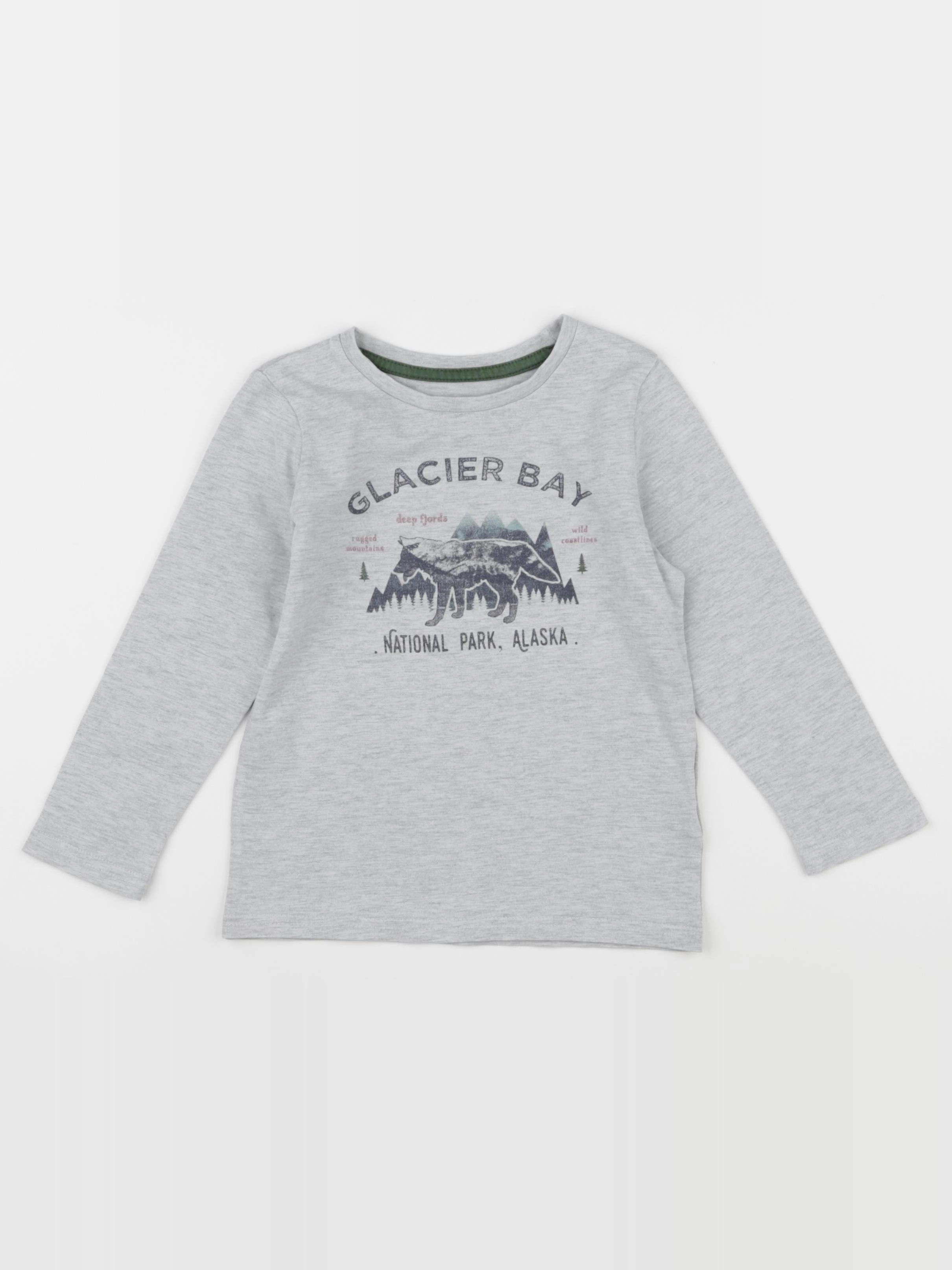 Vertbaudet - tee-shirt gris - 4 ans