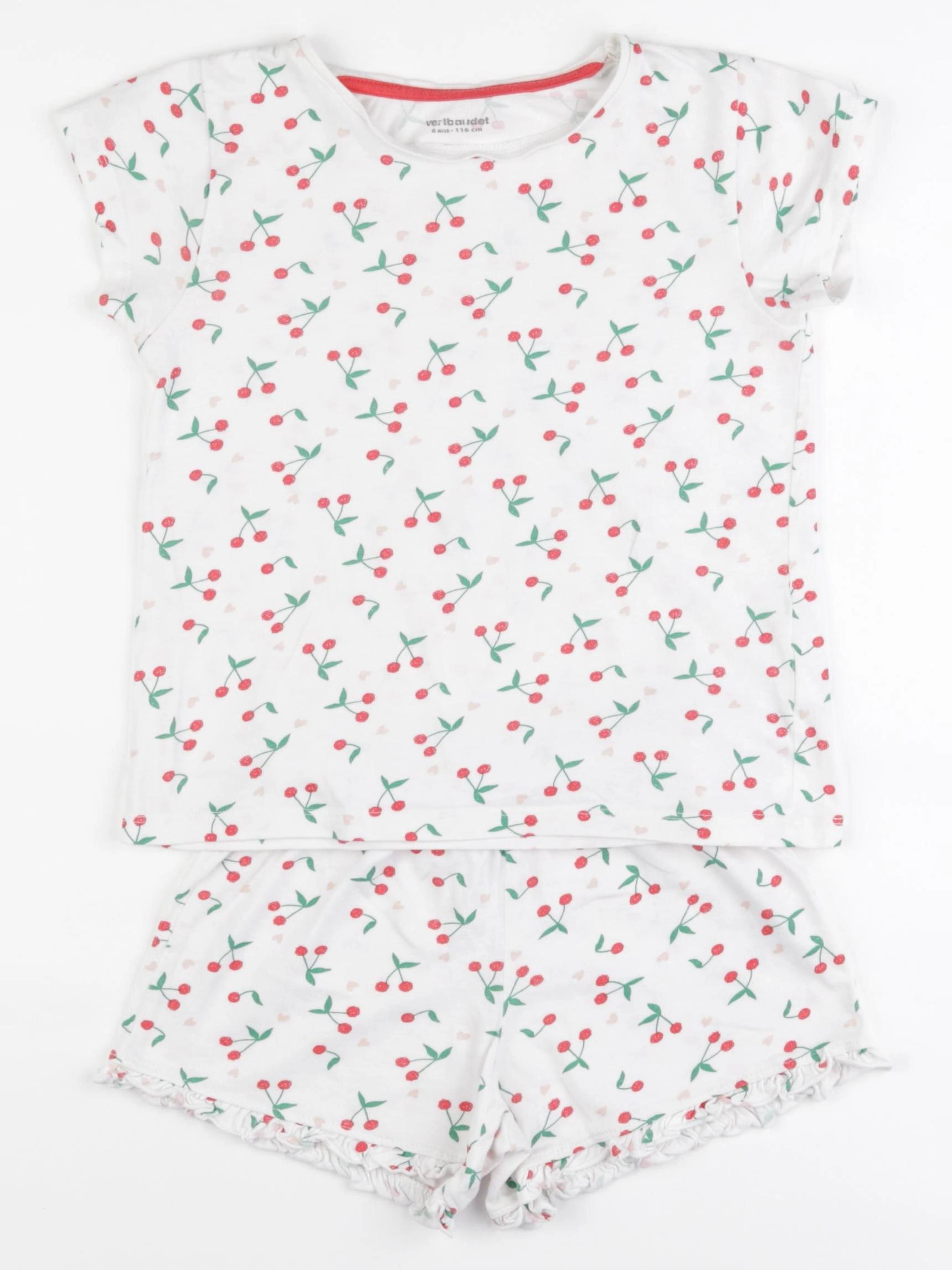 Vertbaudet - pyjama coton multicolore - 6 ans
