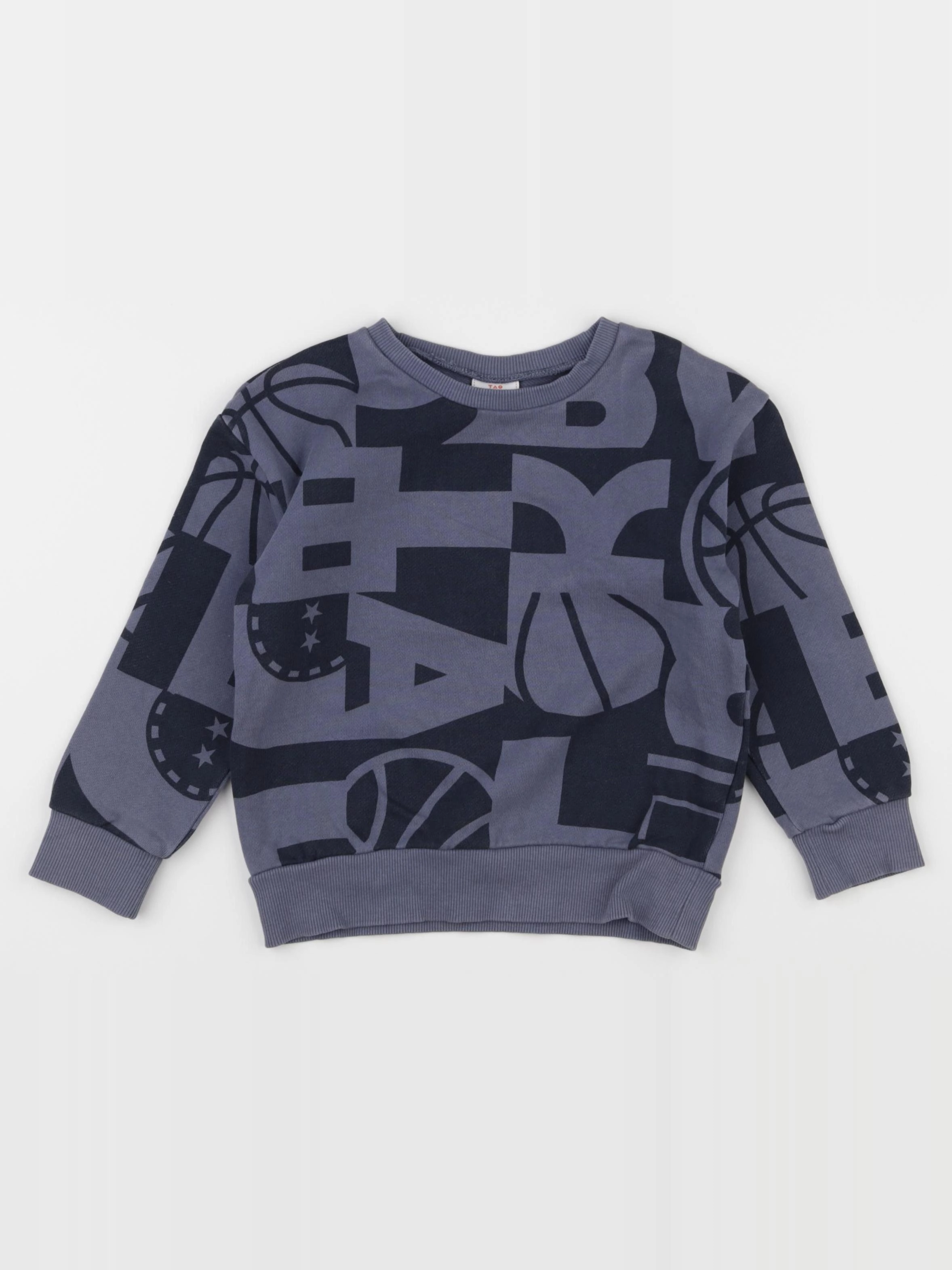 Tape à l'oeil - sweat bleu - 3 ans