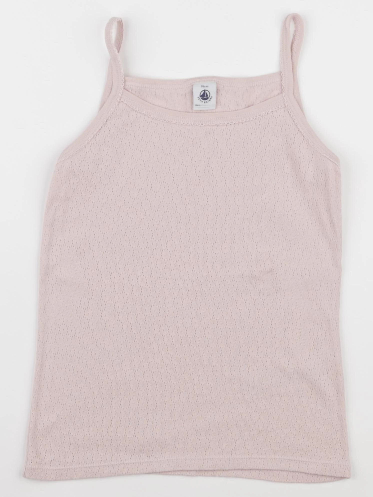 Petit Bateau - maillot de corps rose - 10 ans