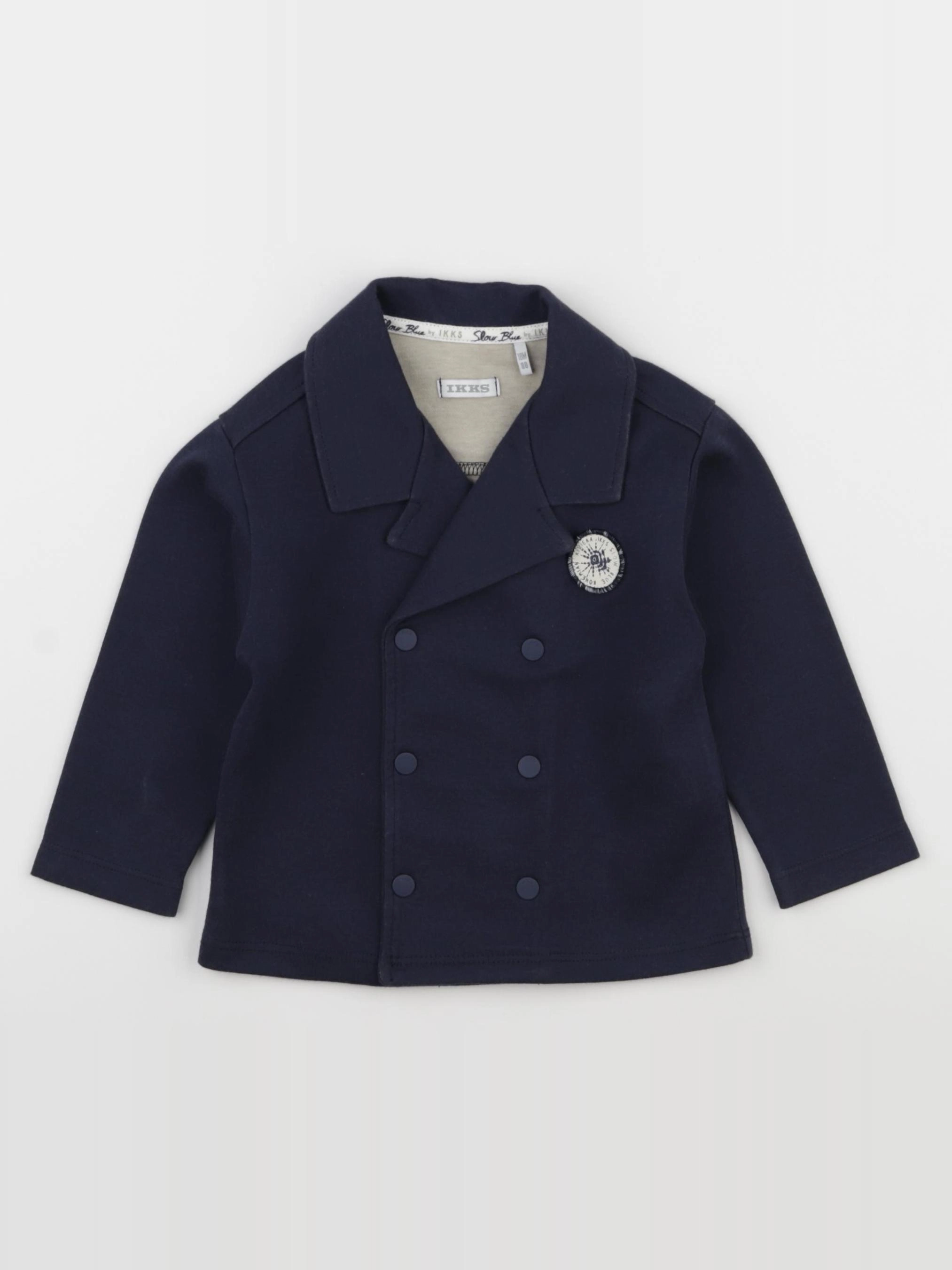 IKKS - veste bleu - 18 mois