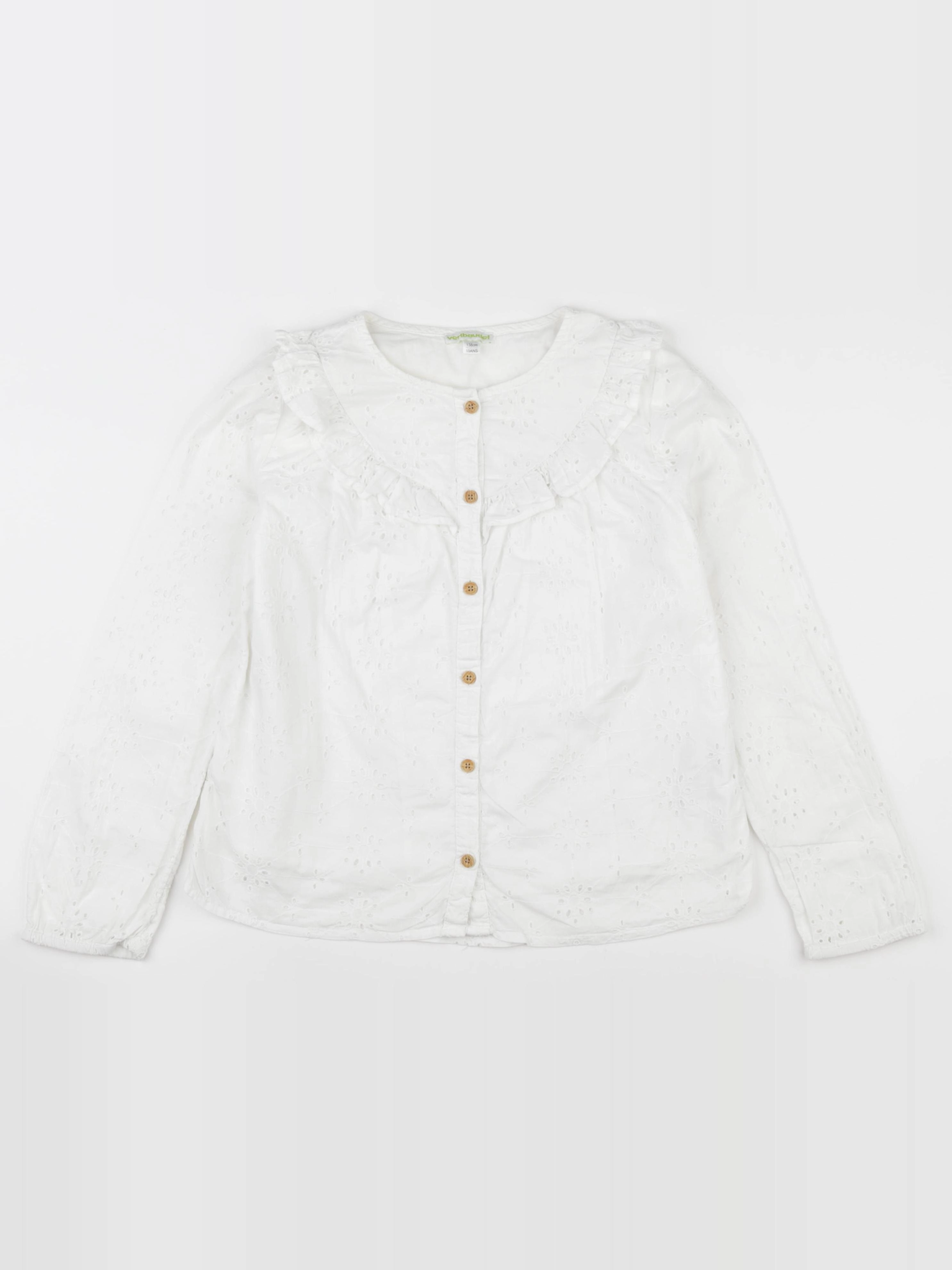 Vertbaudet - blouse blanc - 10 ans