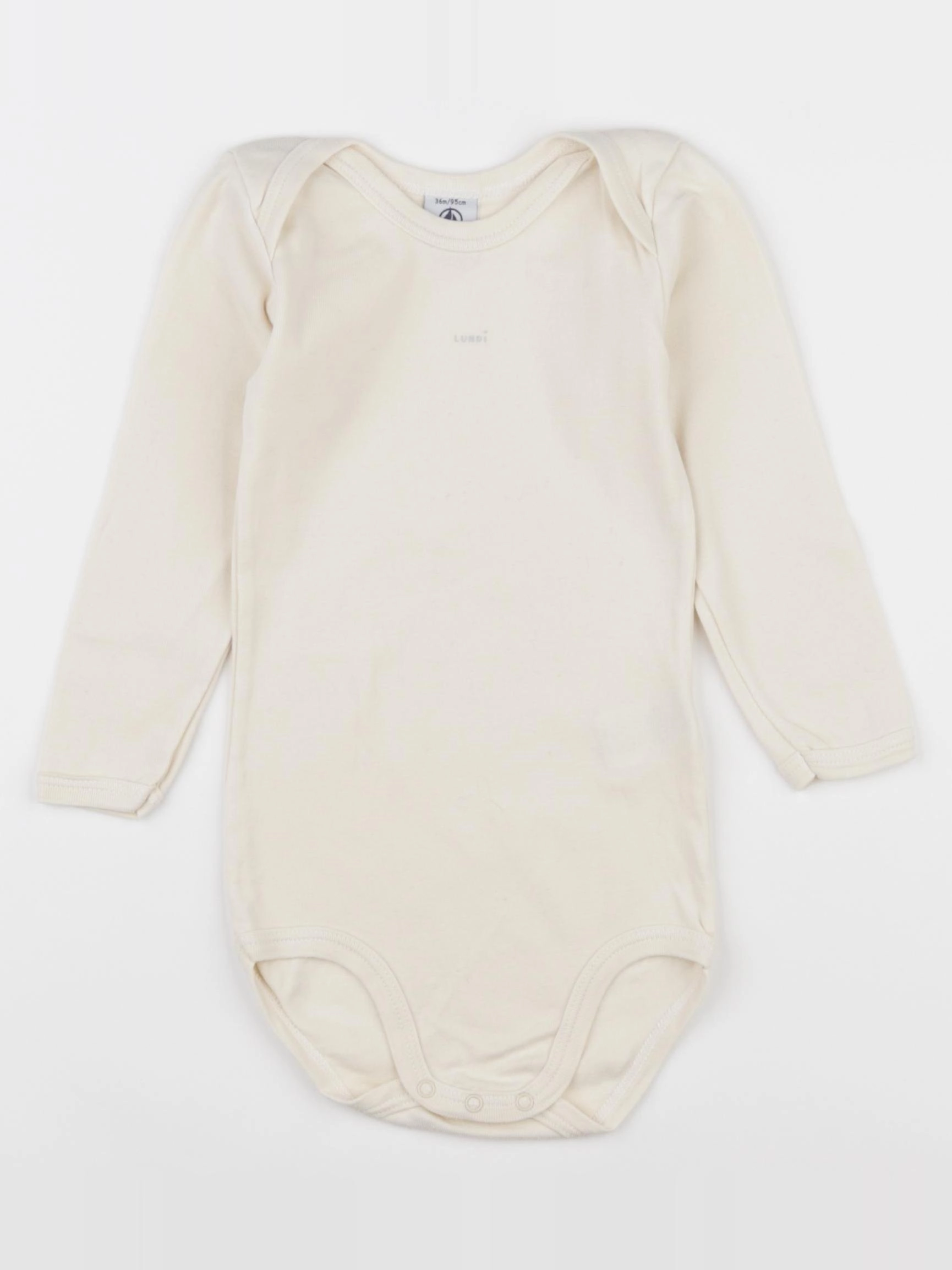 Petit Bateau - body jaune - 36 mois