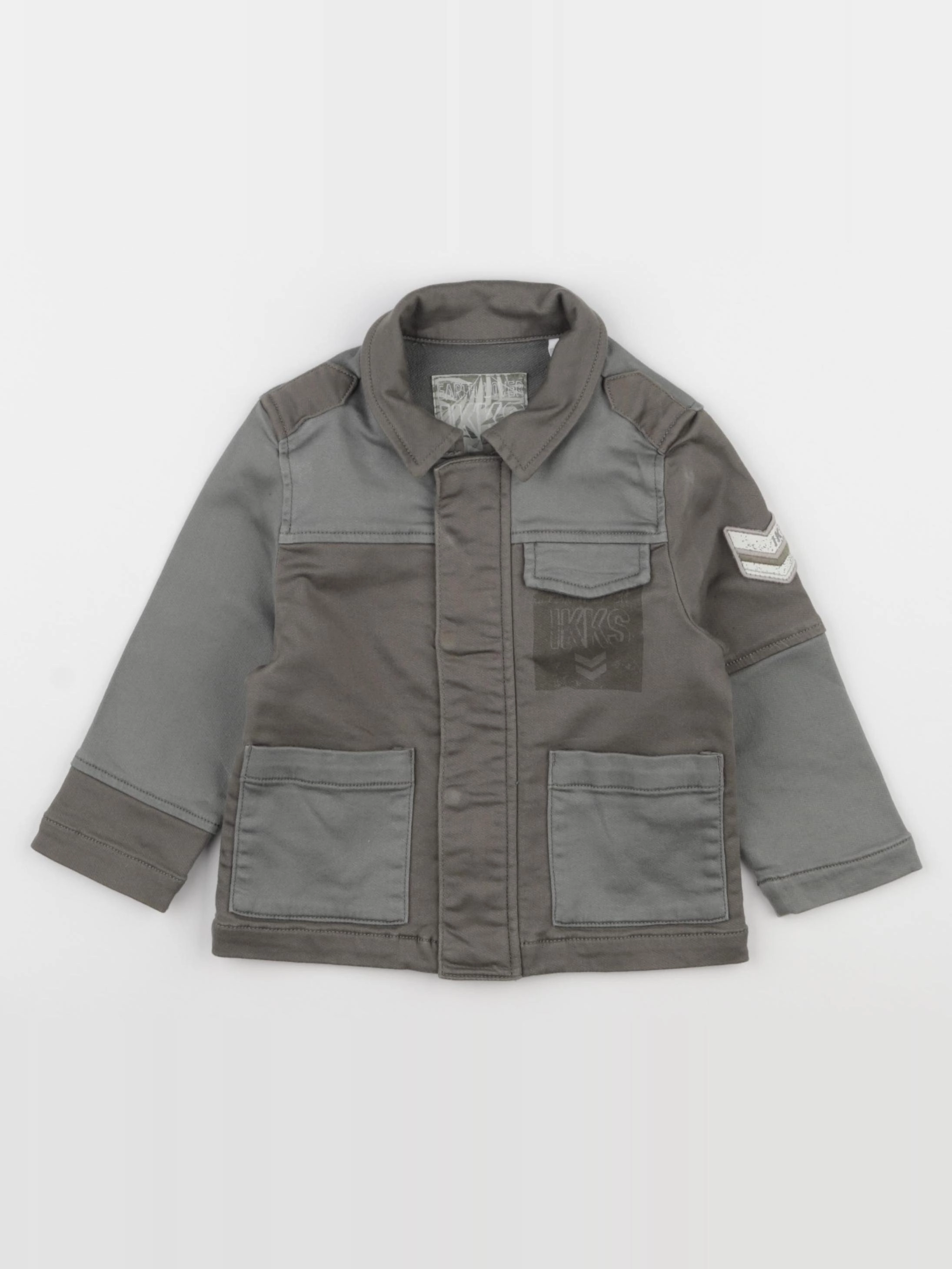 IKKS - veste imprimé au dos vert - 18 mois