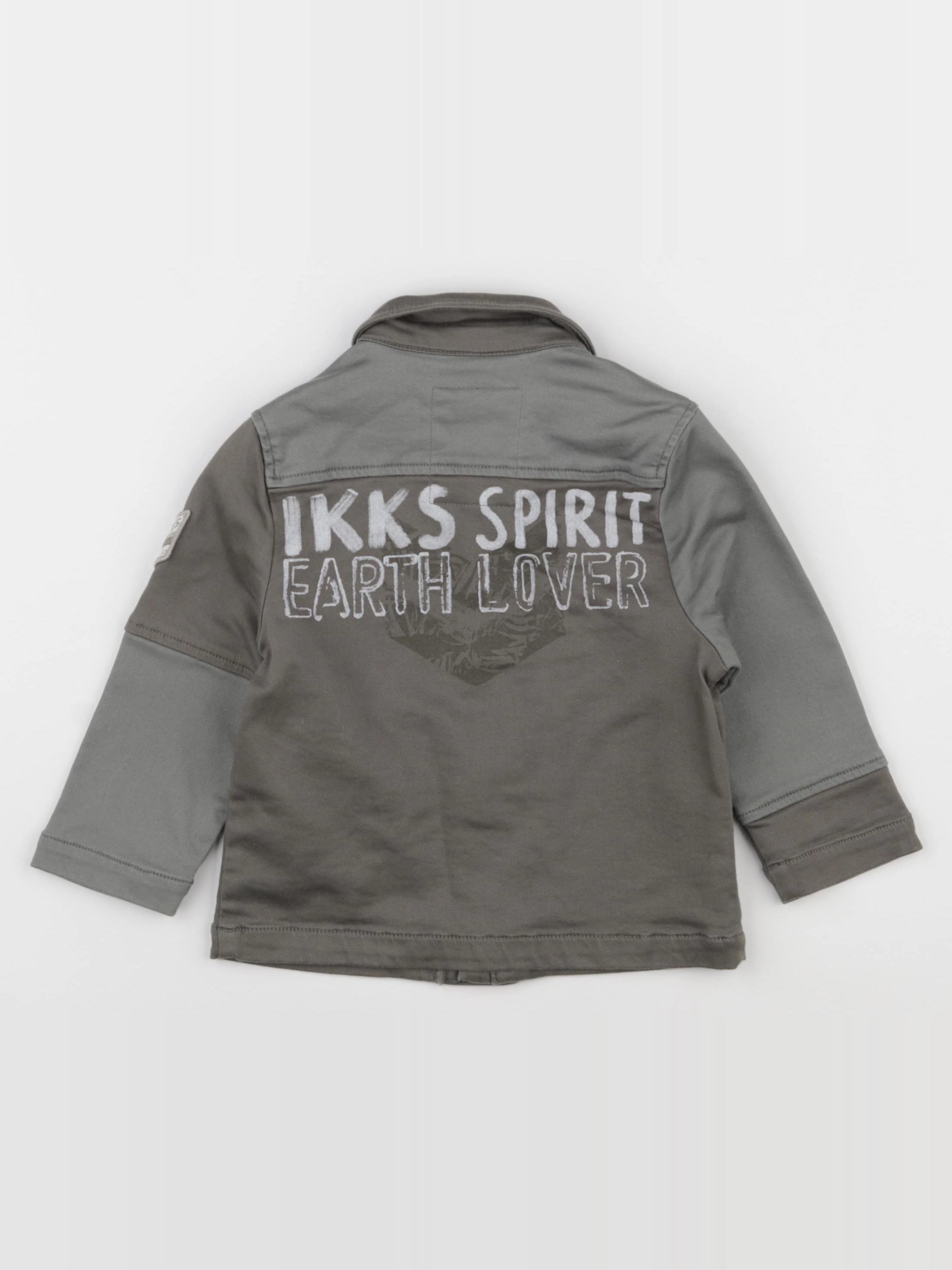 IKKS - veste imprimé au dos vert - 18 mois