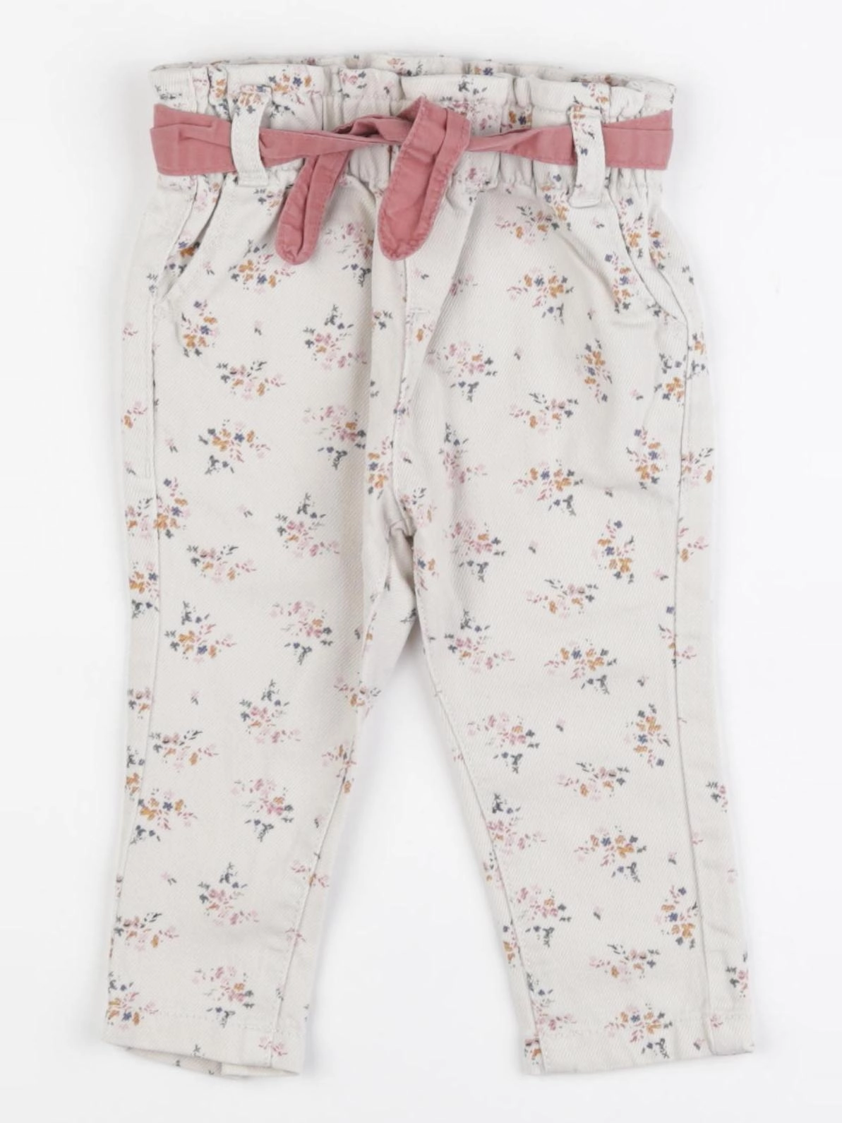 Vertbaudet - jean beige - 6 mois