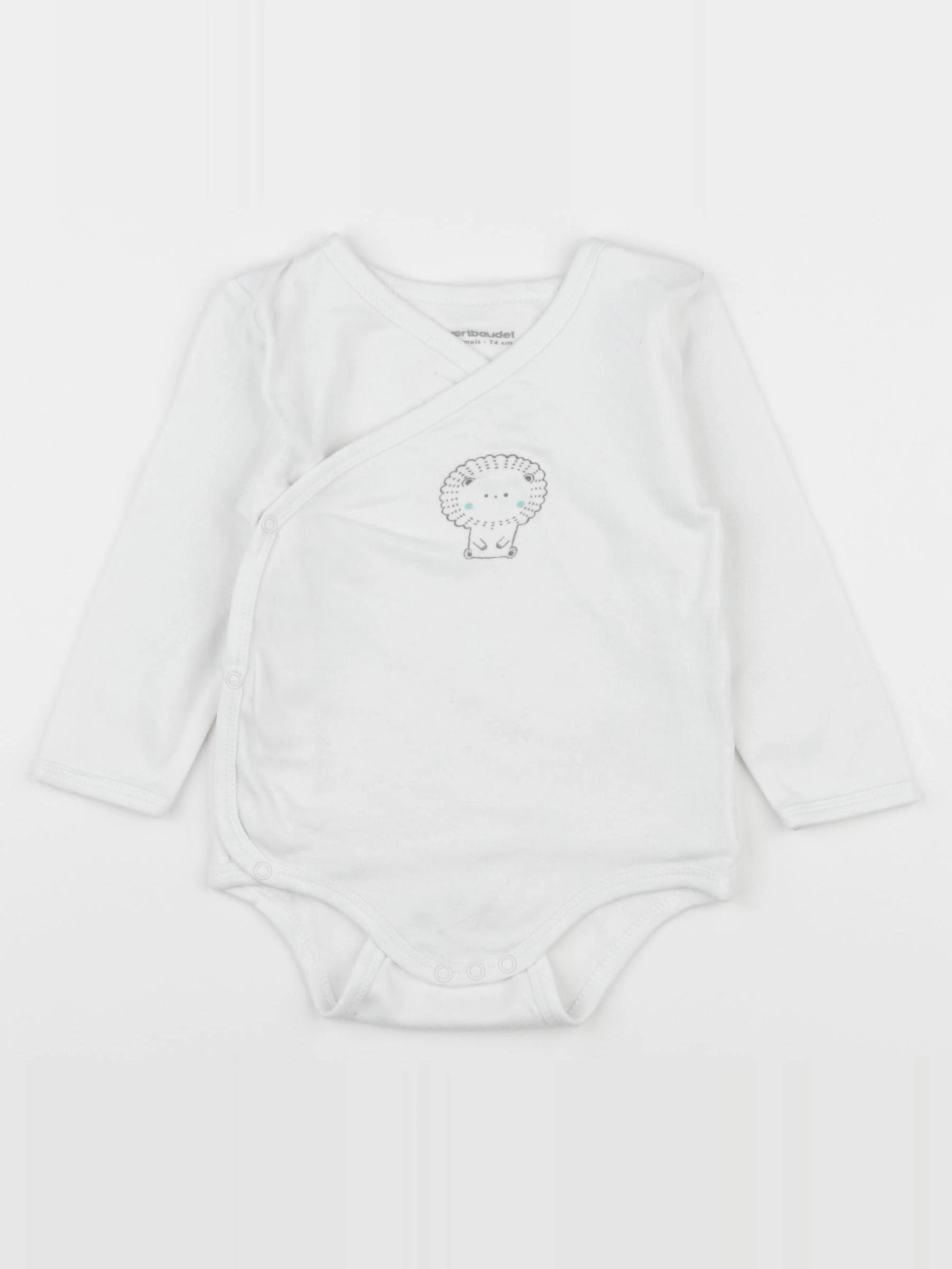 Vertbaudet - body blanc - 12 mois