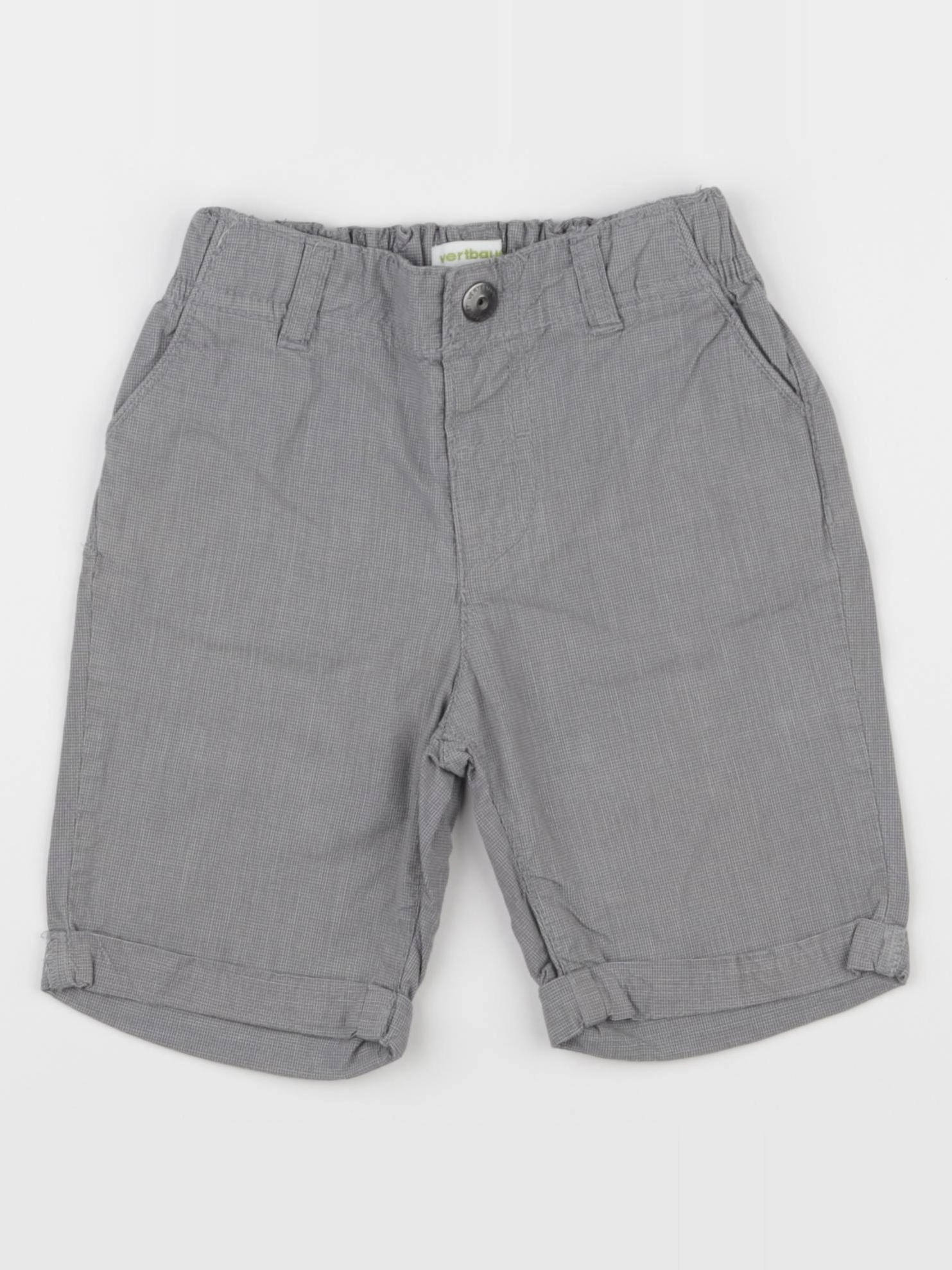 Vertbaudet - short gris - 4 ans