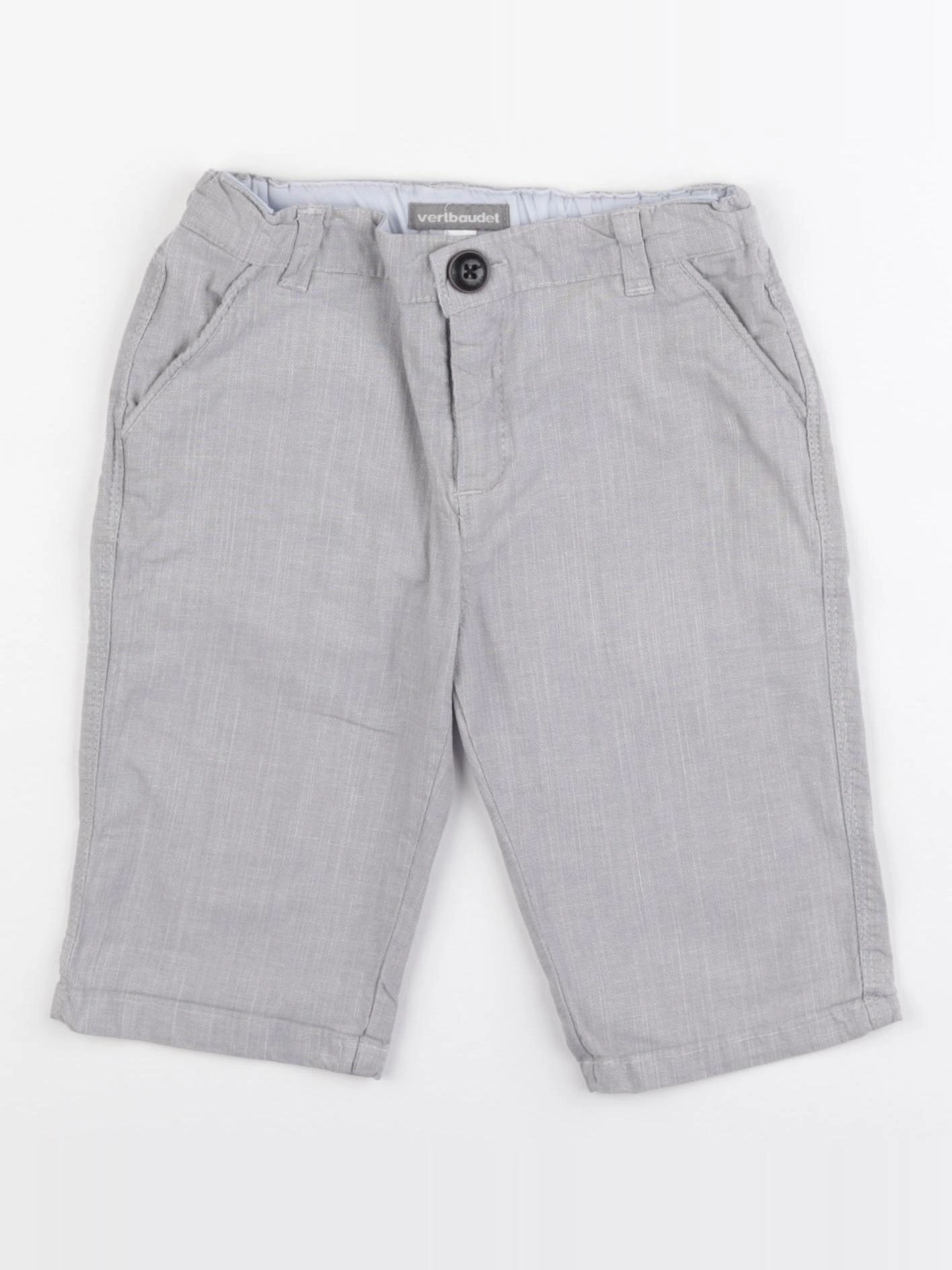 Vertbaudet - short gris - 5 ans