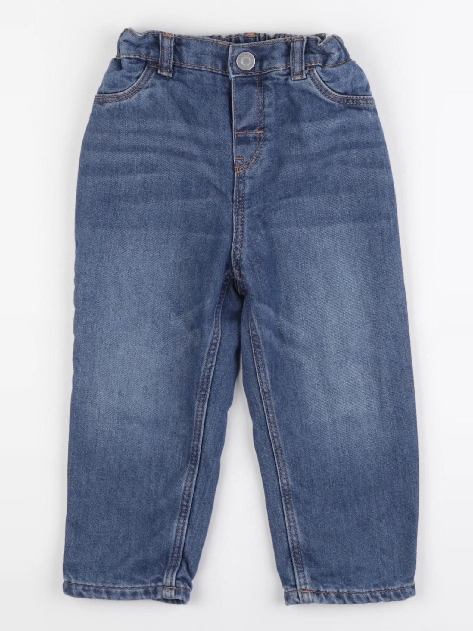 H&M - jean doublé bleu - 18/24 mois