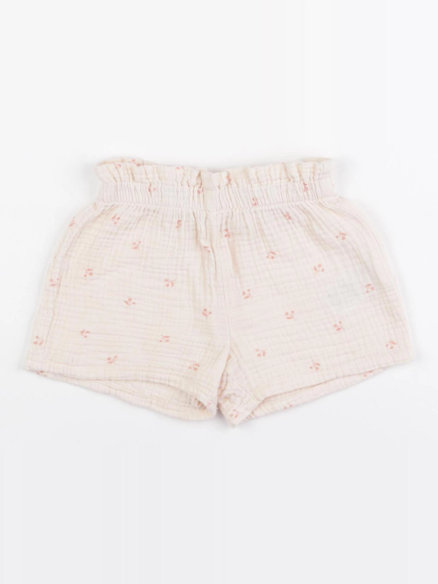 Vertbaudet - short beige - 2 ans