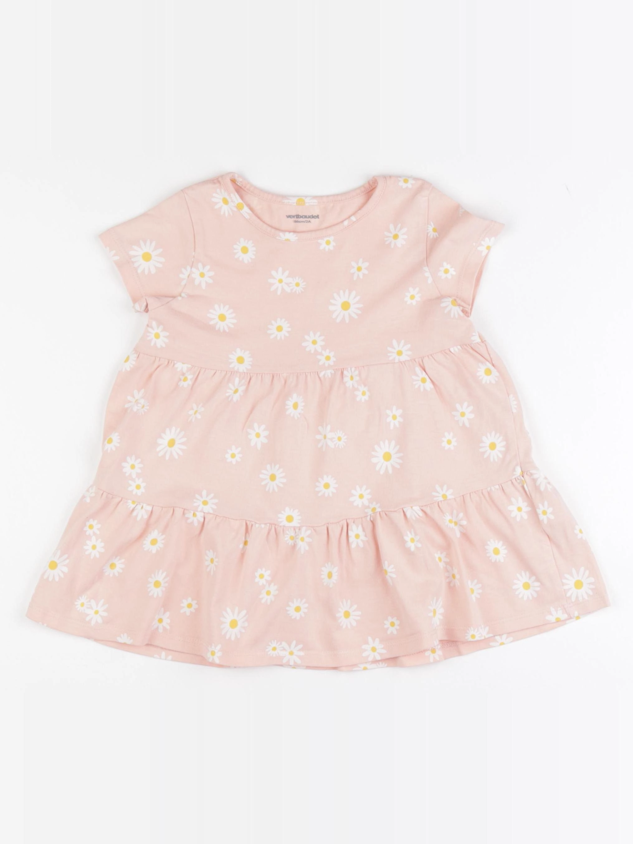 Vertbaudet - robe orange - 2 ans