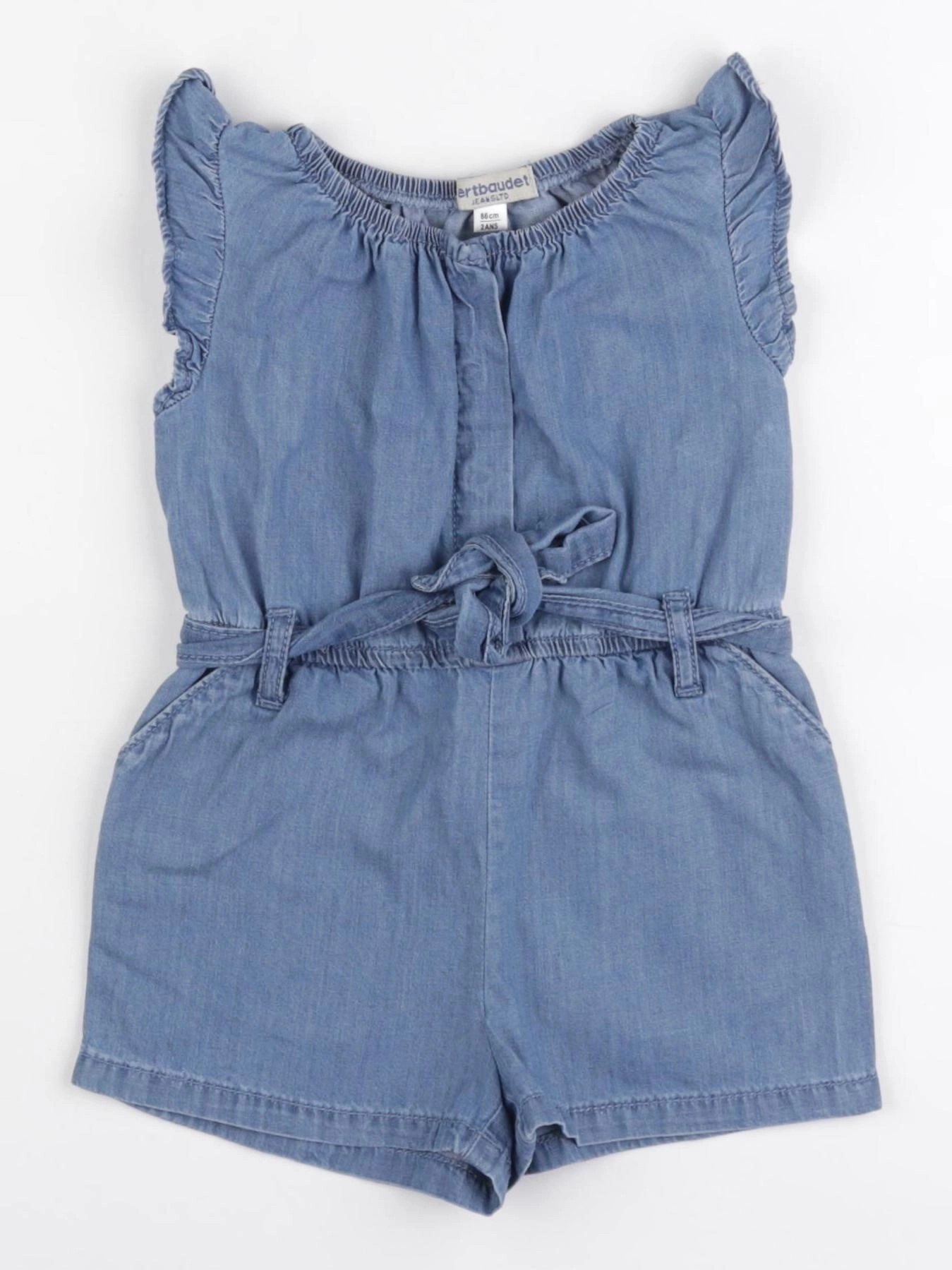 Vertbaudet - combinaison bleu - 2 ans