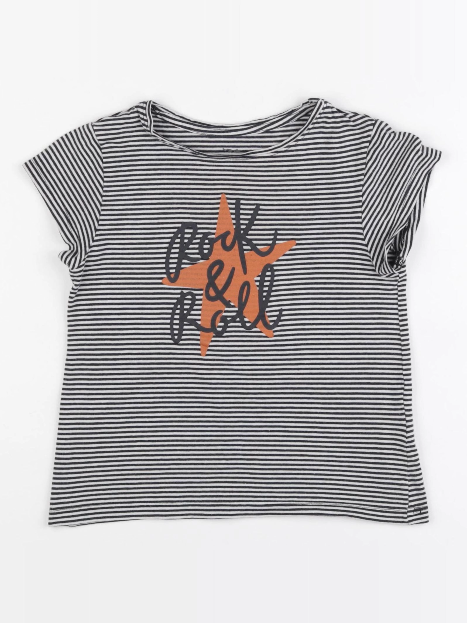 Vertbaudet - tee-shirt noir - 6 ans