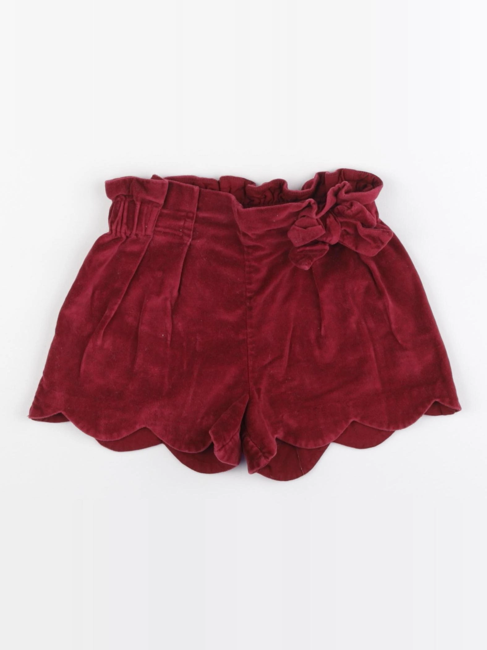 Vertbaudet - short rouge - 6 ans