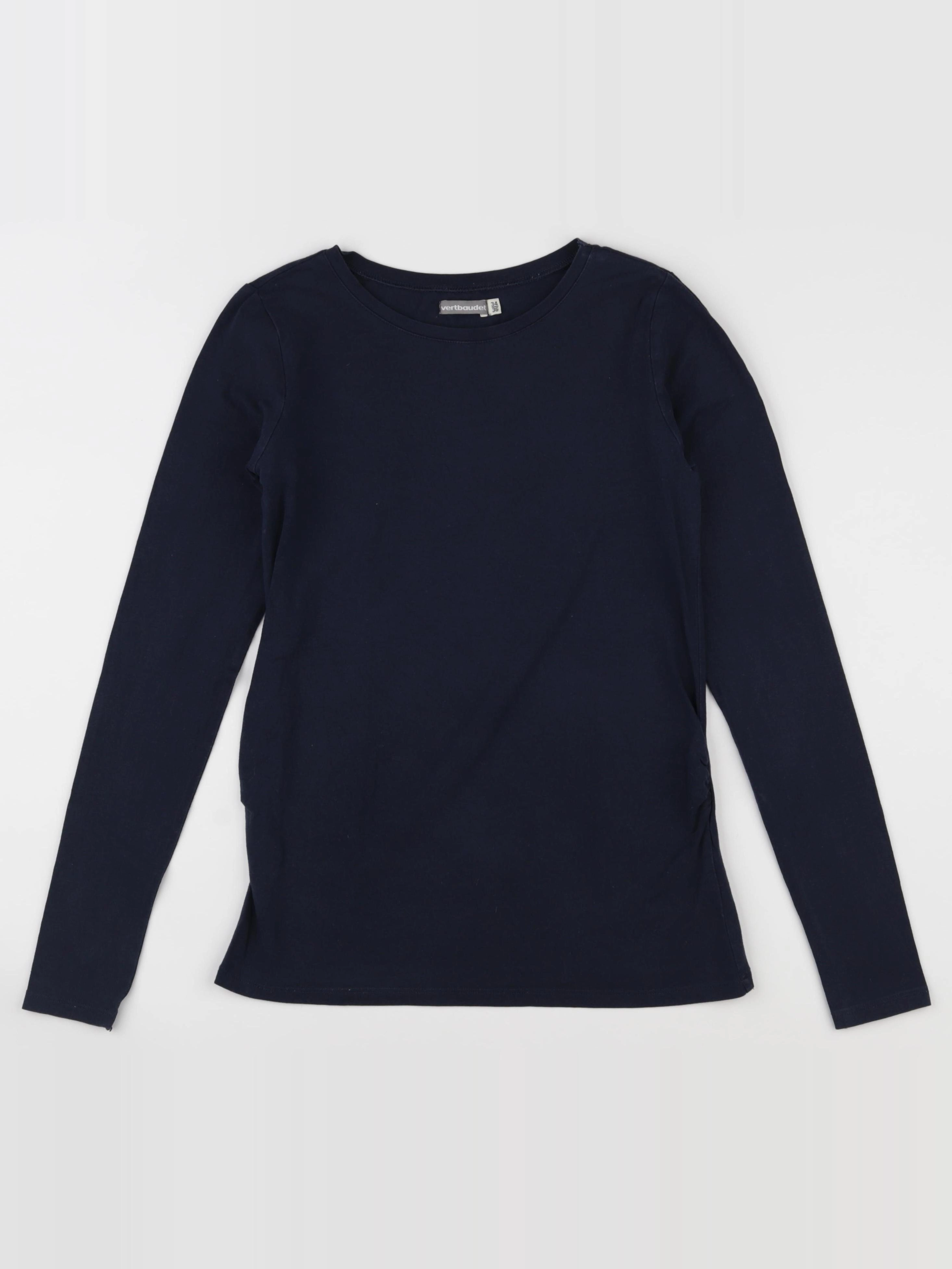 Vertbaudet - tee-shirt grossesse bleu - 34 à 36