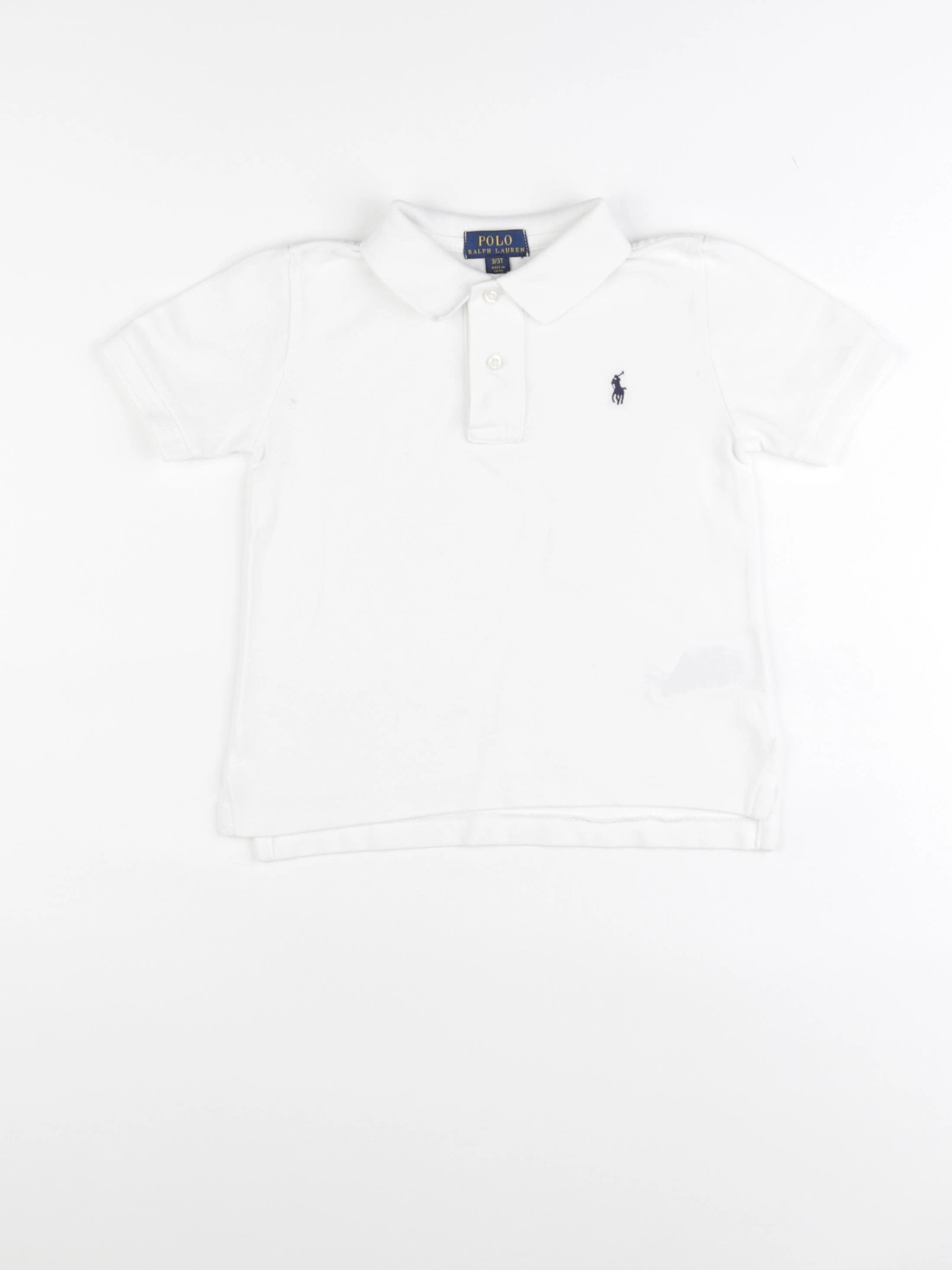 Ralph Lauren - polo blanc - 3 ans