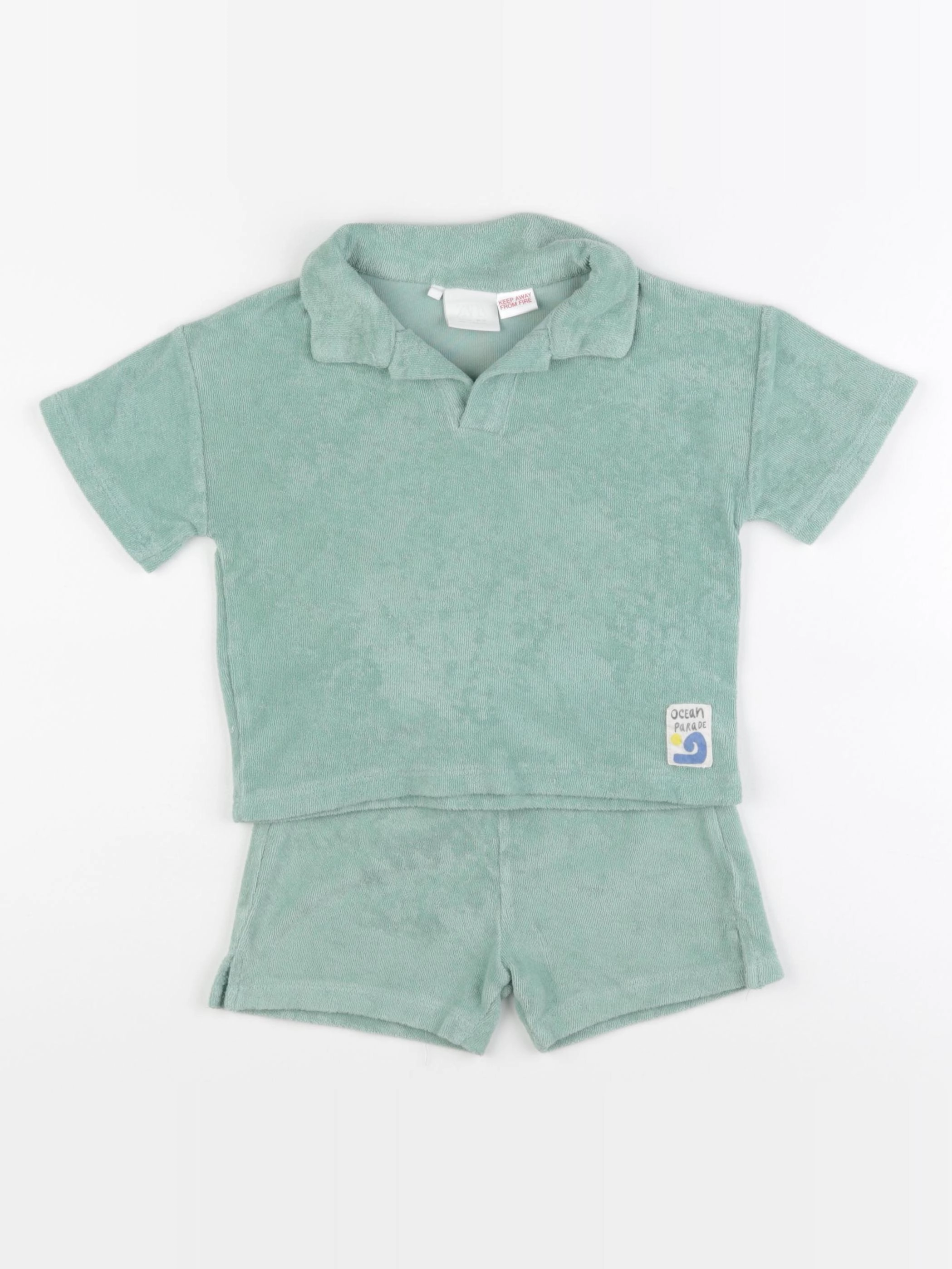 Zara - ensemble vert - 2 ans