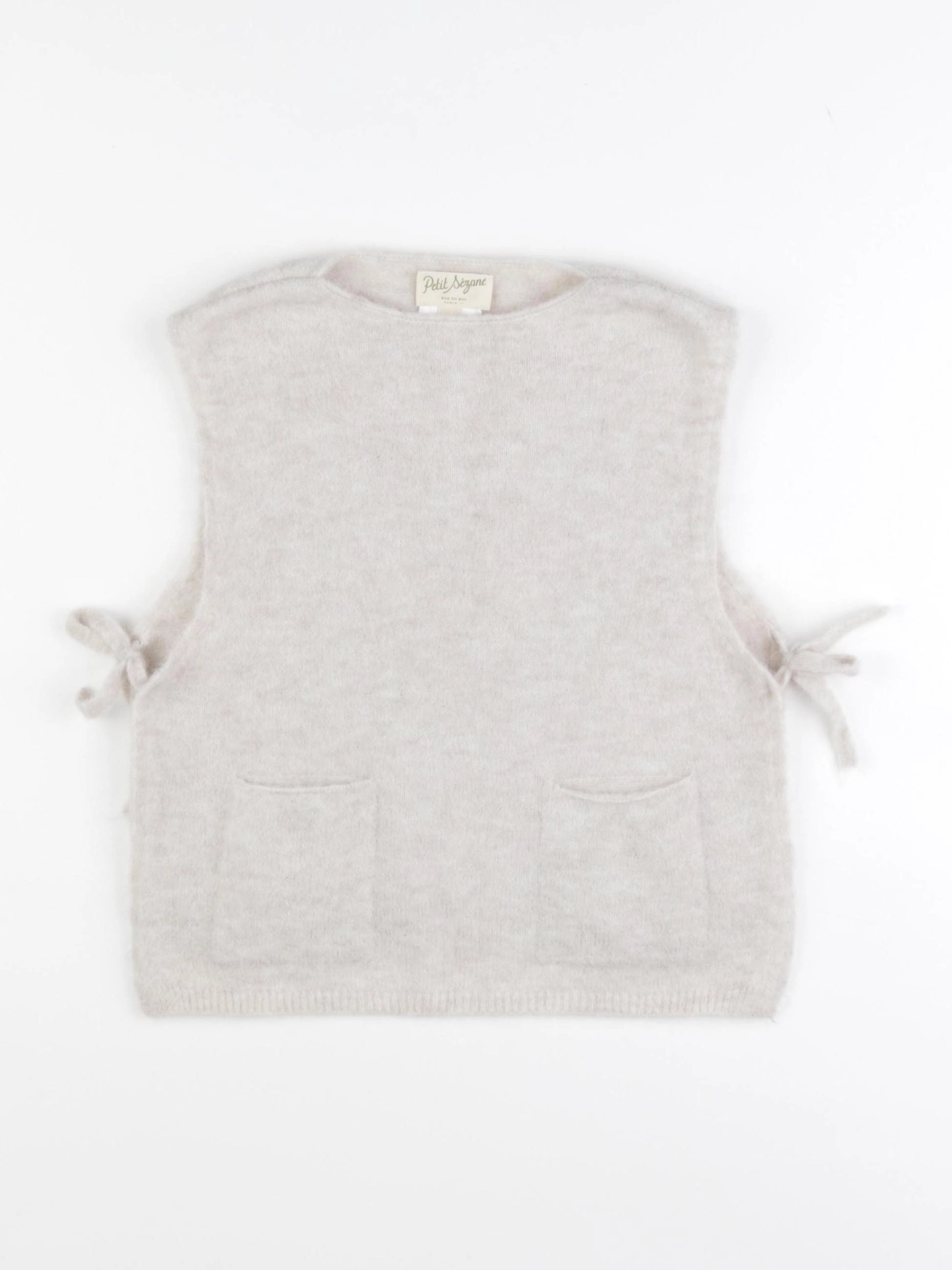 Petit Sézane  - pull beige - 8 ans