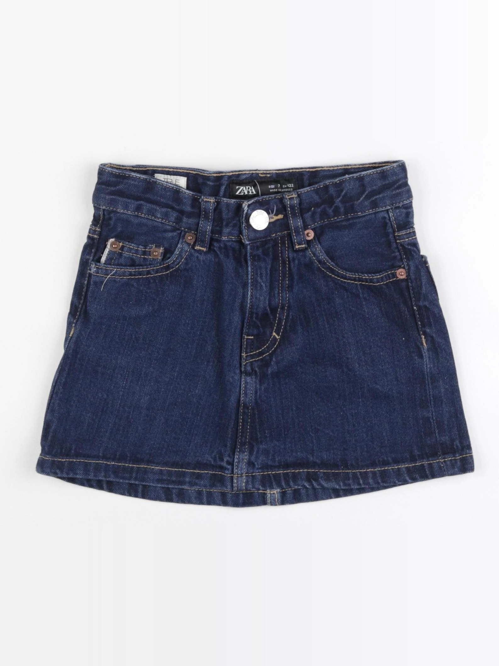 Zara - jupe bleu - 7 ans